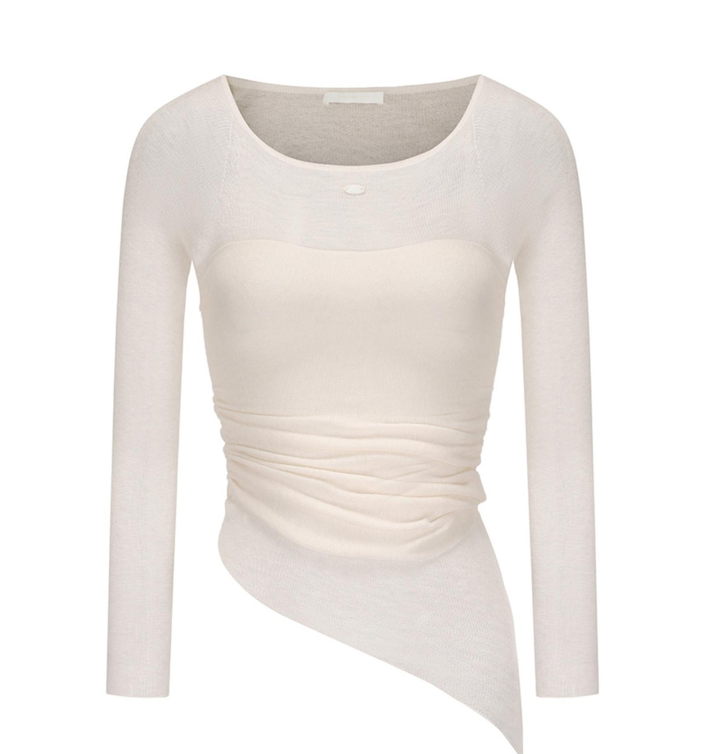 Oxygen Soft Knit Wrap Top