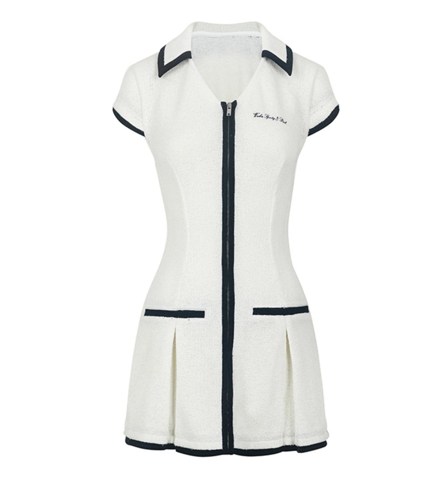 Slim White Summer Dress