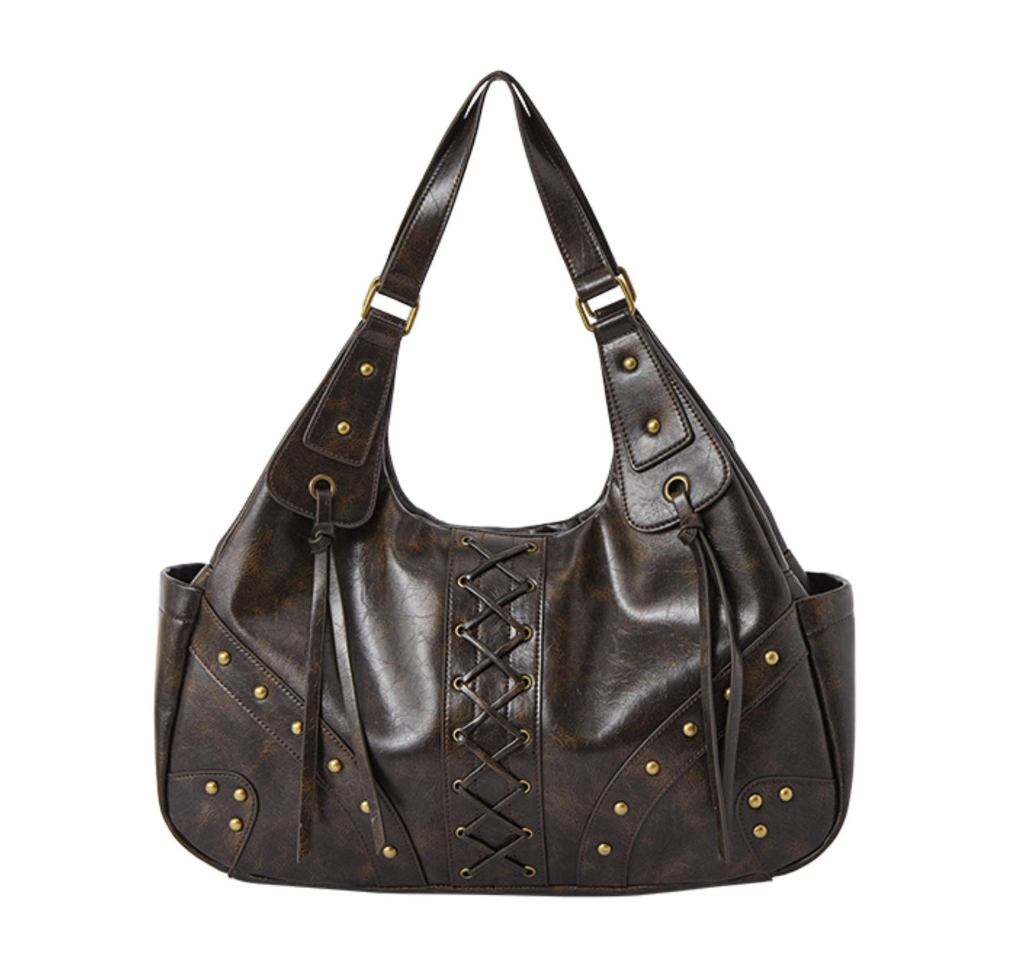 Retro-Muster-Handtasche