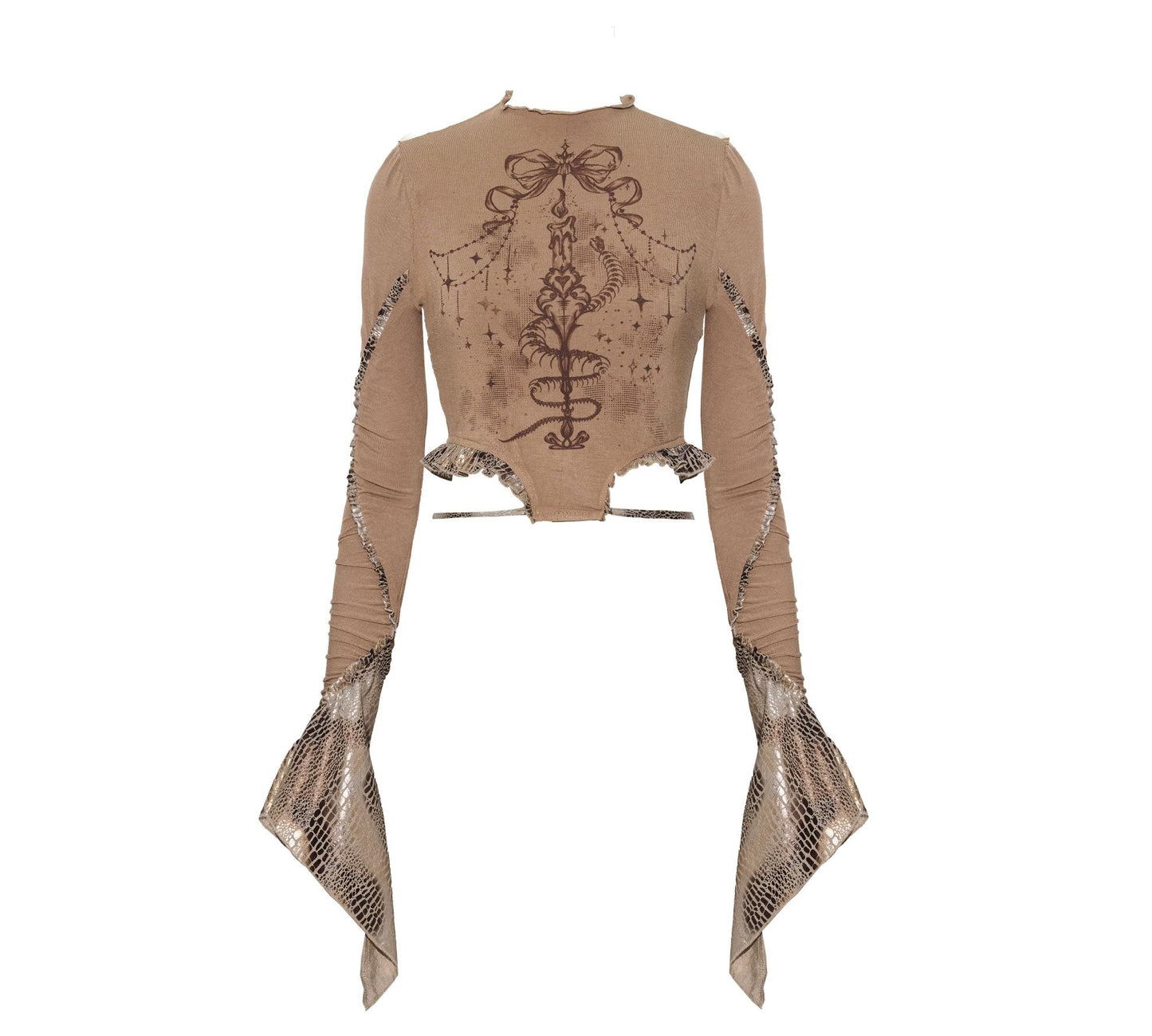 Snake Decree Long-Sleeved Top