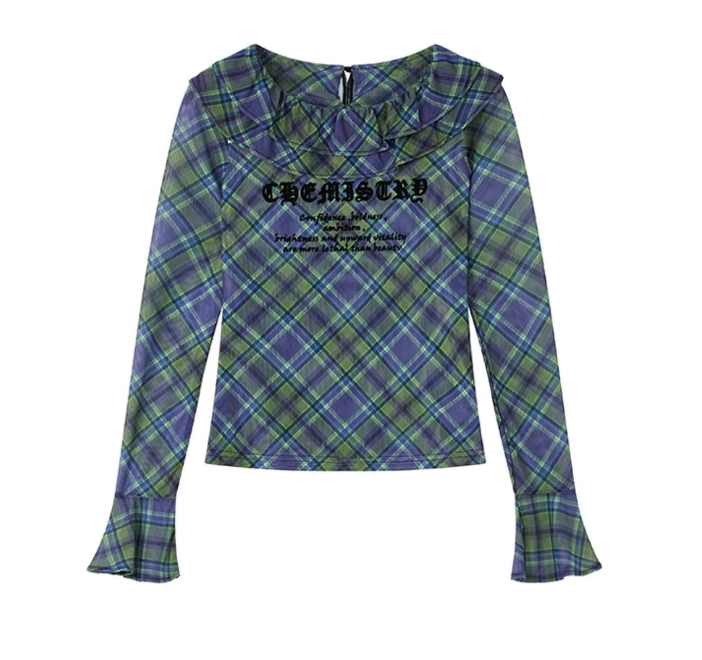 Butterfly Plaid T-Shirt