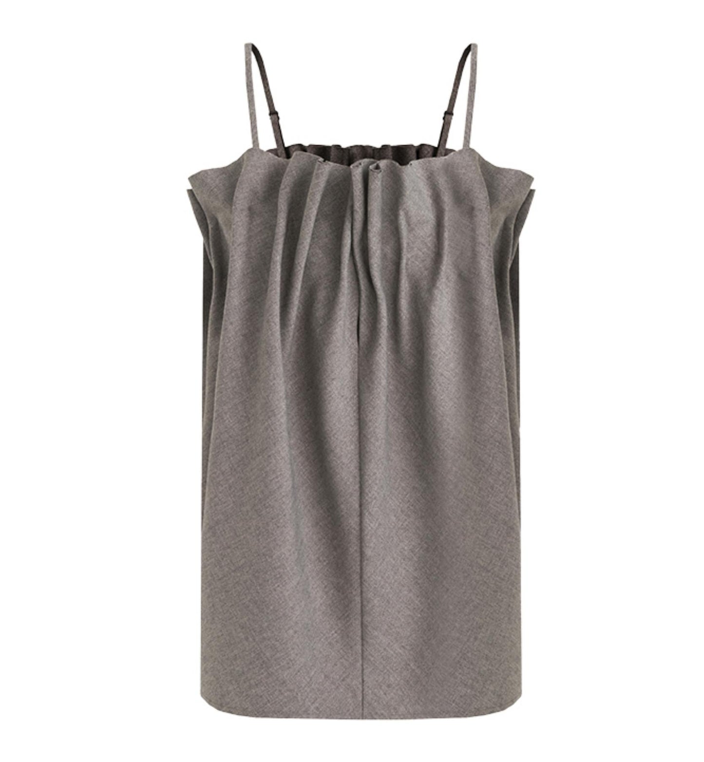 Wave Pleat Sleeveless Top