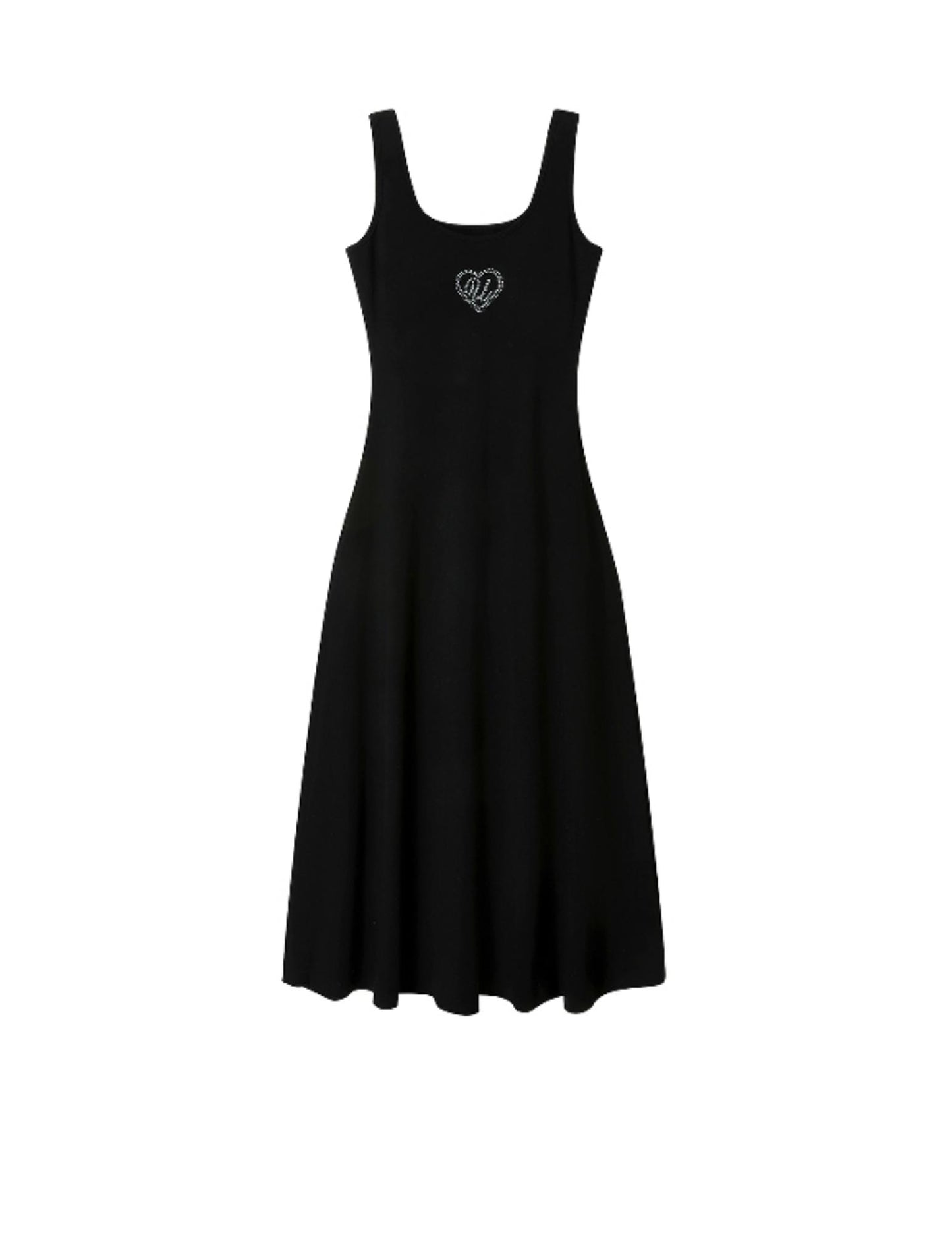 Love Rhinestone A-Line Dress