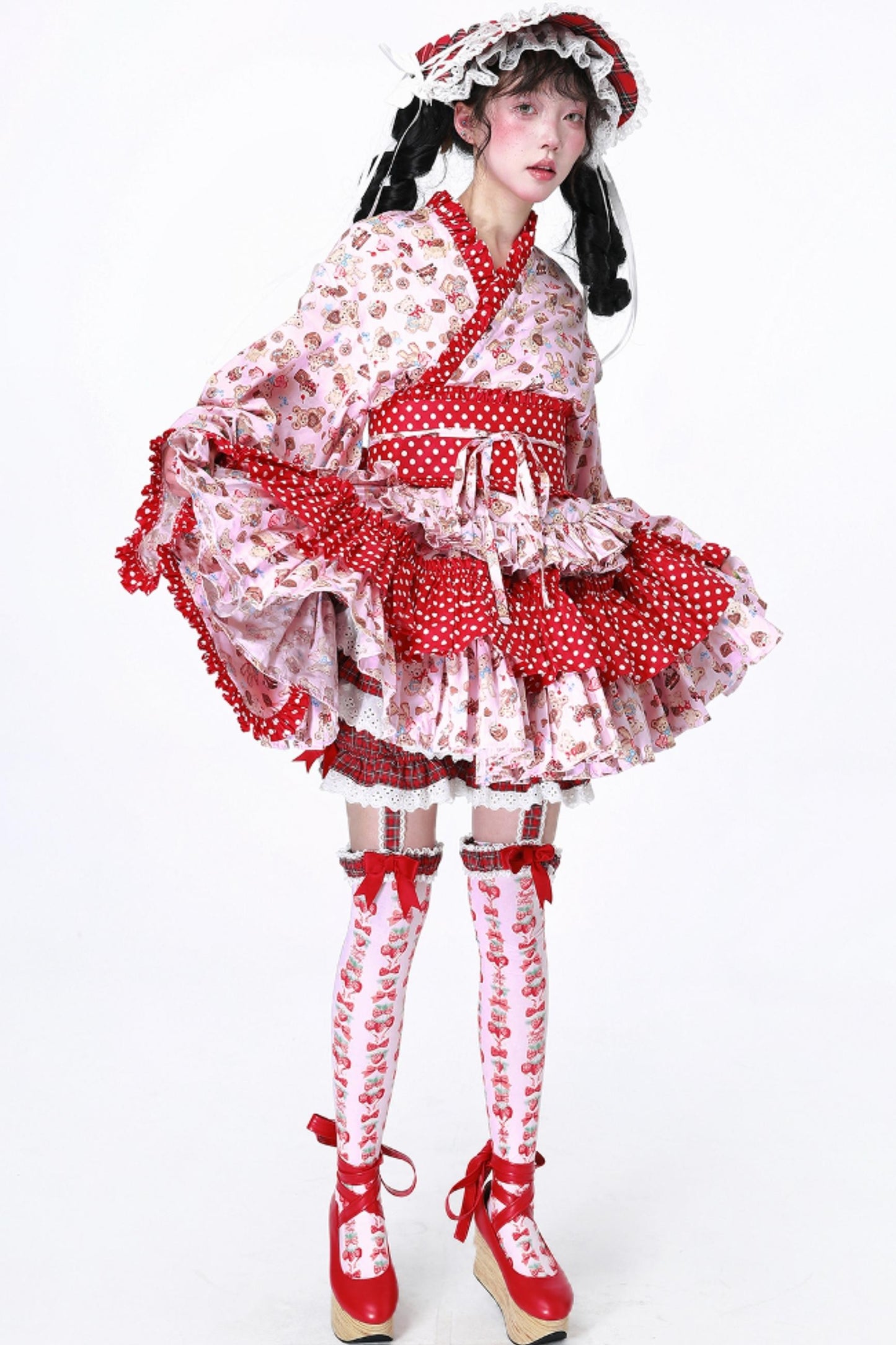 Childlike Lolita Kimono Skirt