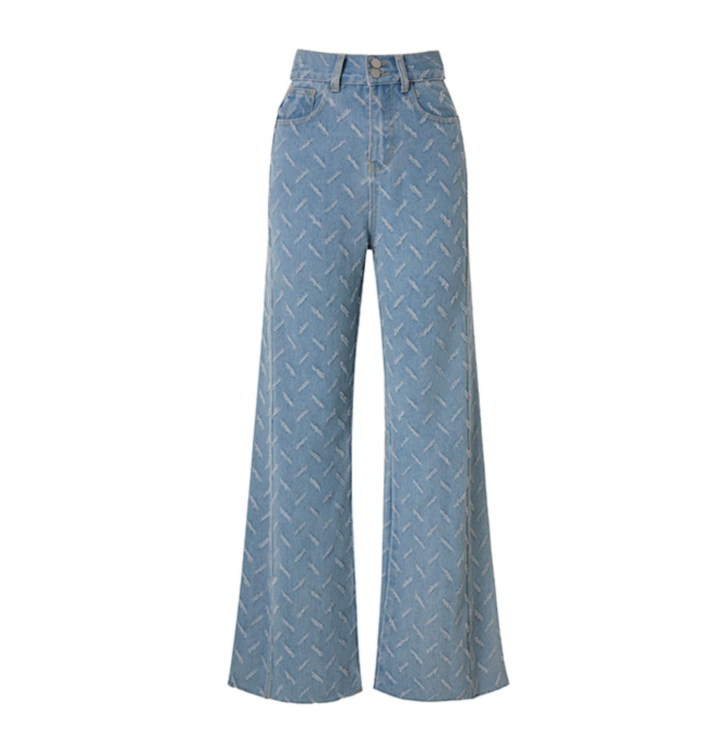 Vintage High-Waisted Micro-Flare Jeans