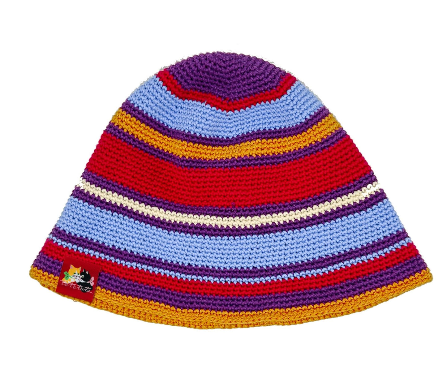 Colorful Stripe Crochet Hat