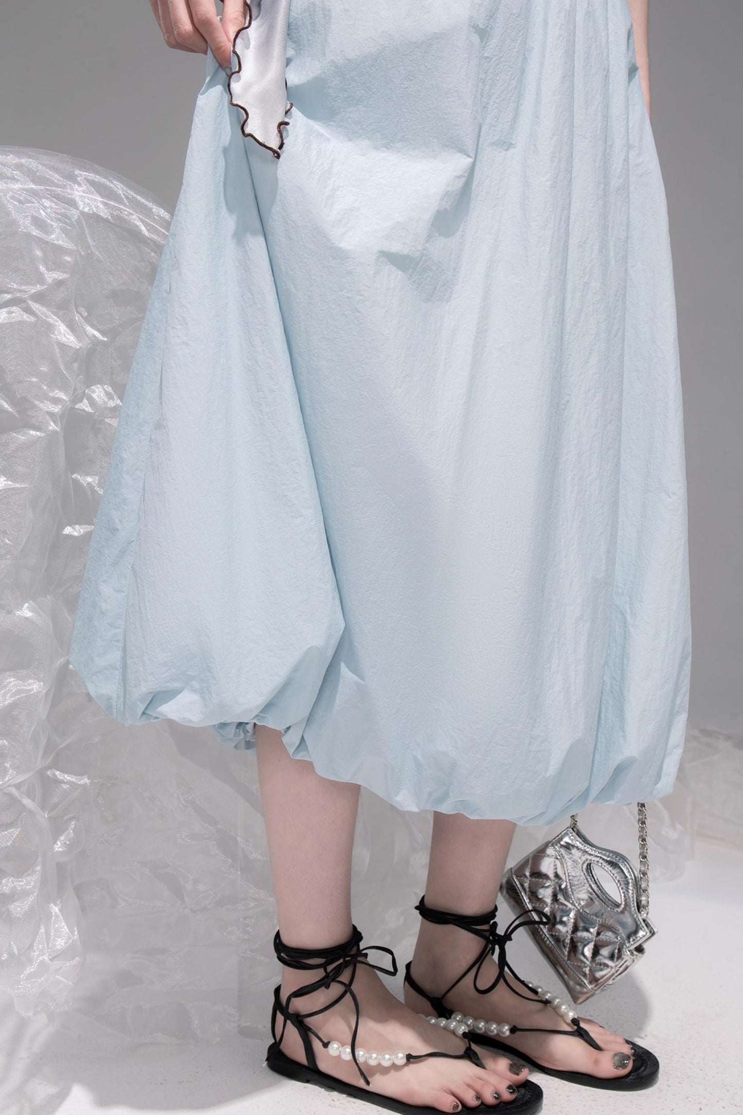 Twilight Sky Blue Swing Dress