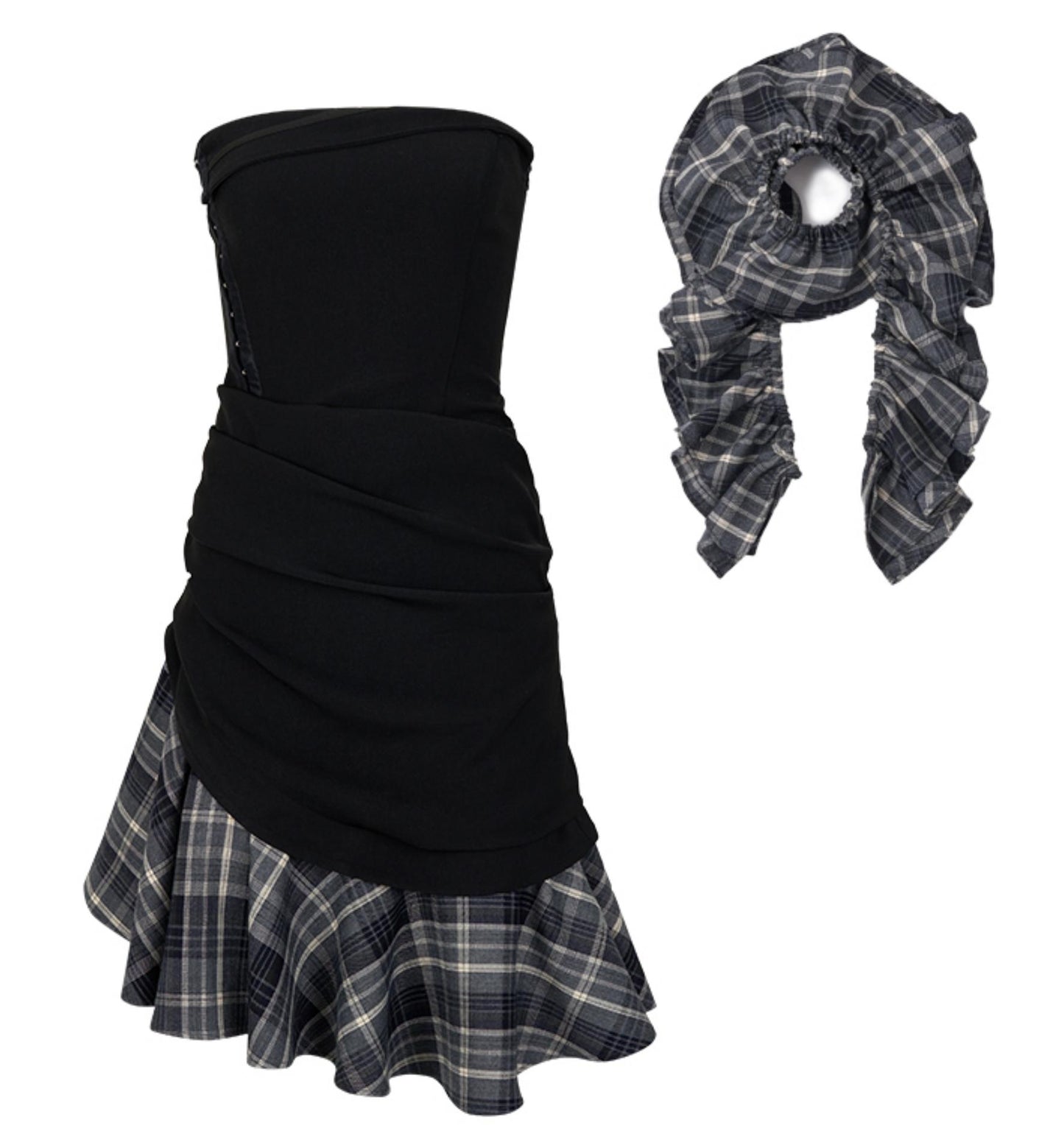 Genesis Plaid A-line Dress