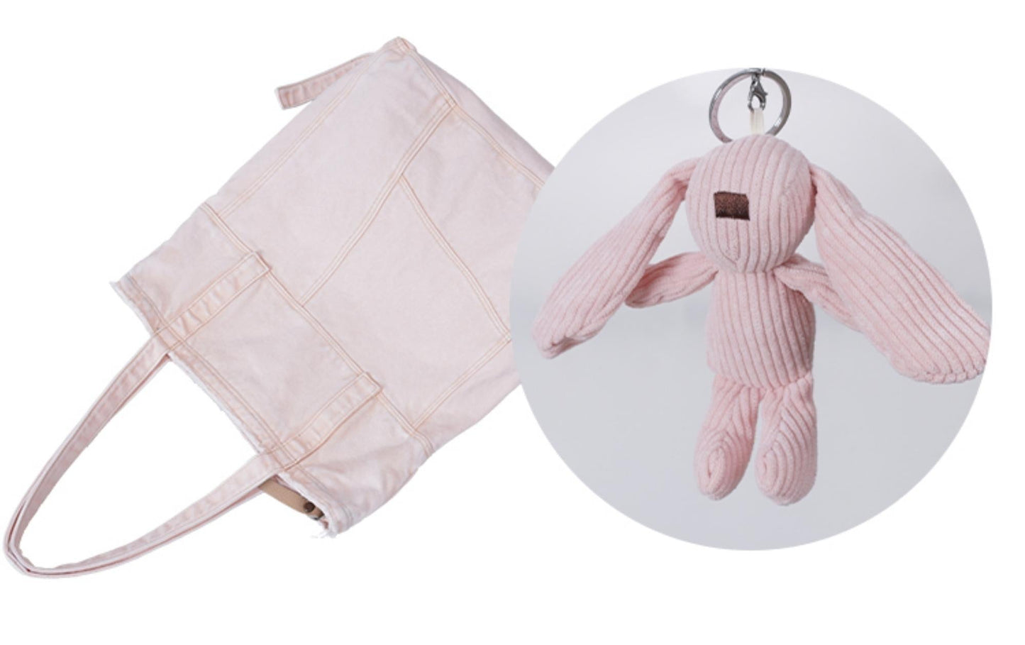 Original Pink Denim Bag