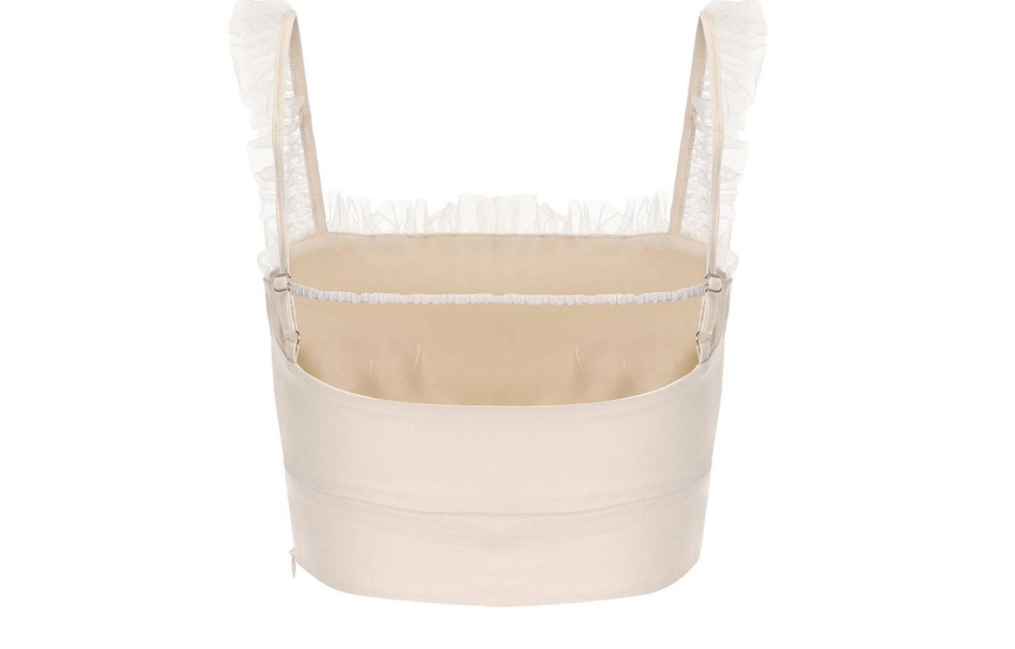 Floral Mesh Veil Earring Camisole