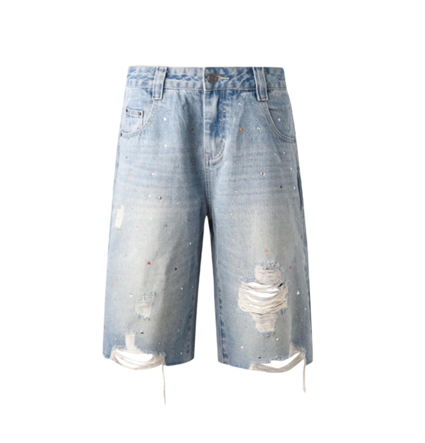 Starry Diamond Denim Pants