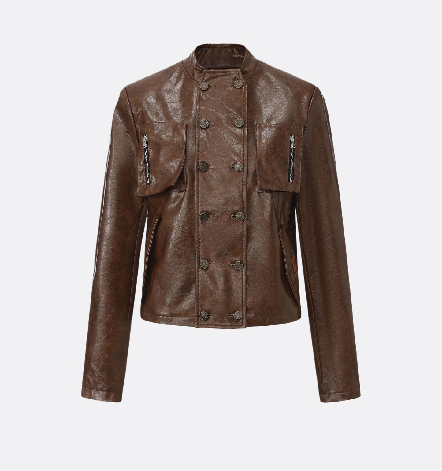 Overseas Celebrity Fashion Bloggers Punk Coat