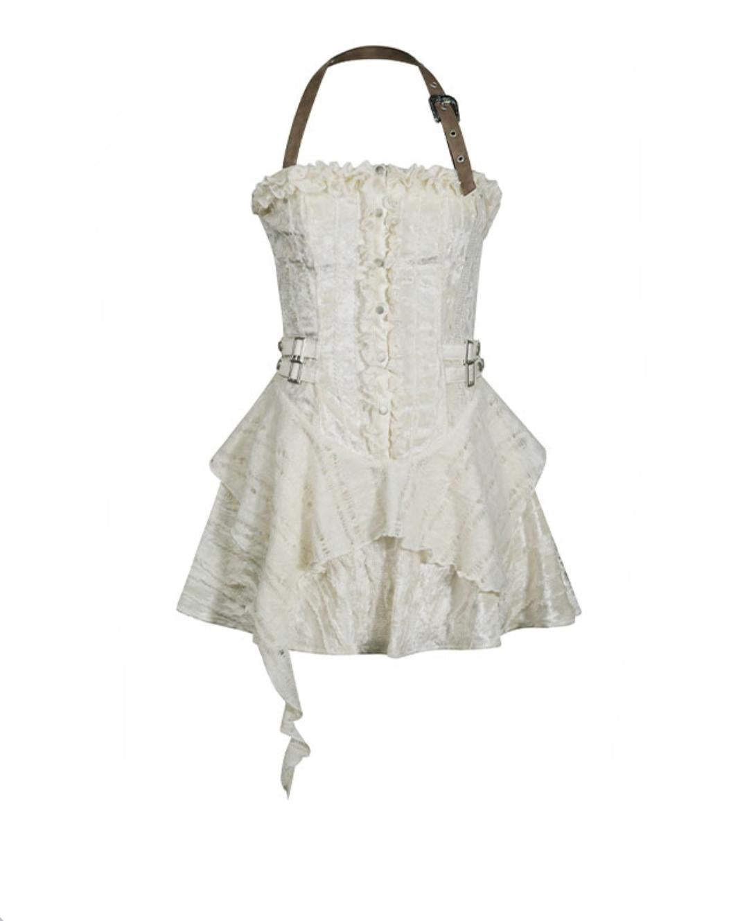 Versatile Lace Halterneck Sundress