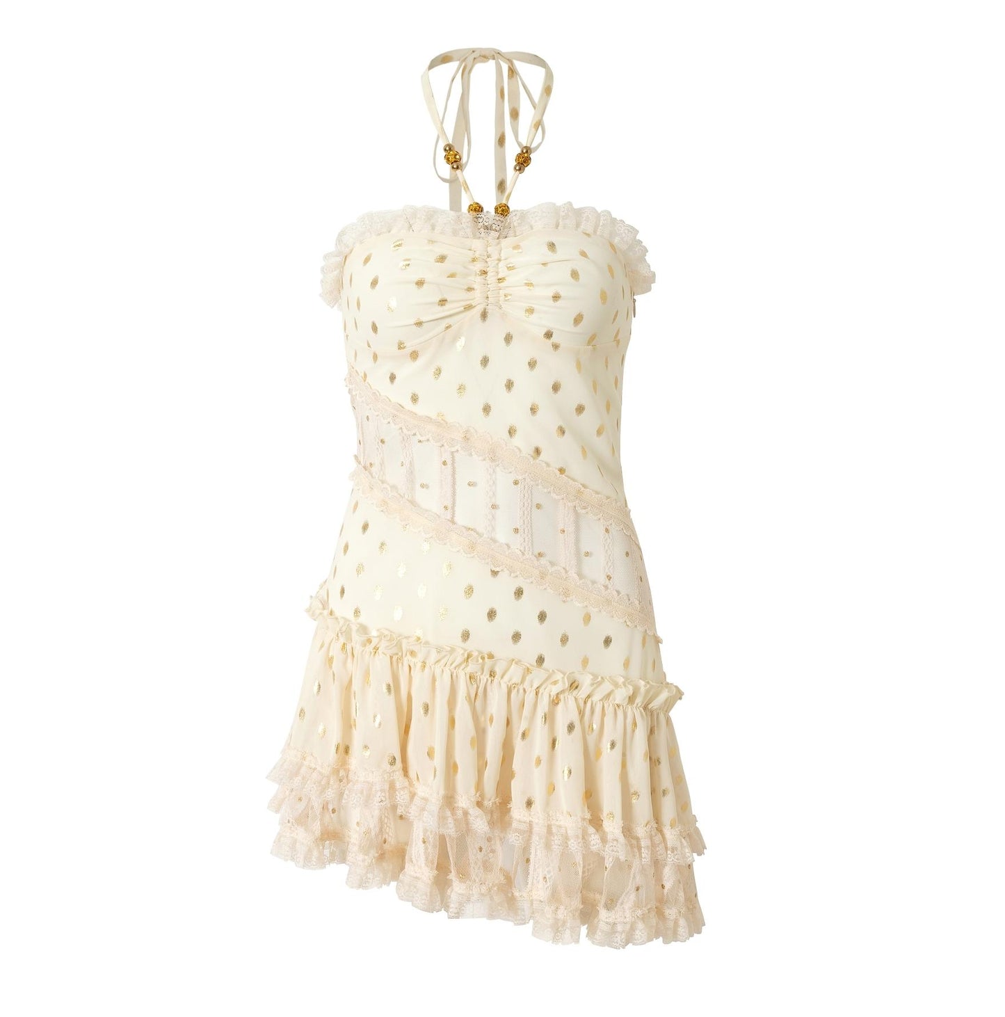 Lace Polka Dot Dress