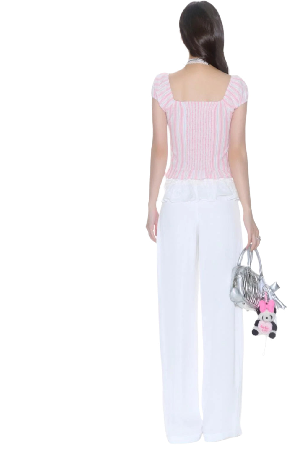 Stitched Straight Leg Pants