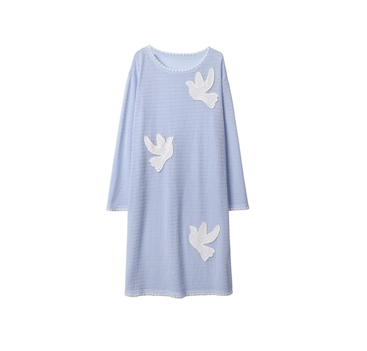 Sea Asuka Embroidered Knit Dress