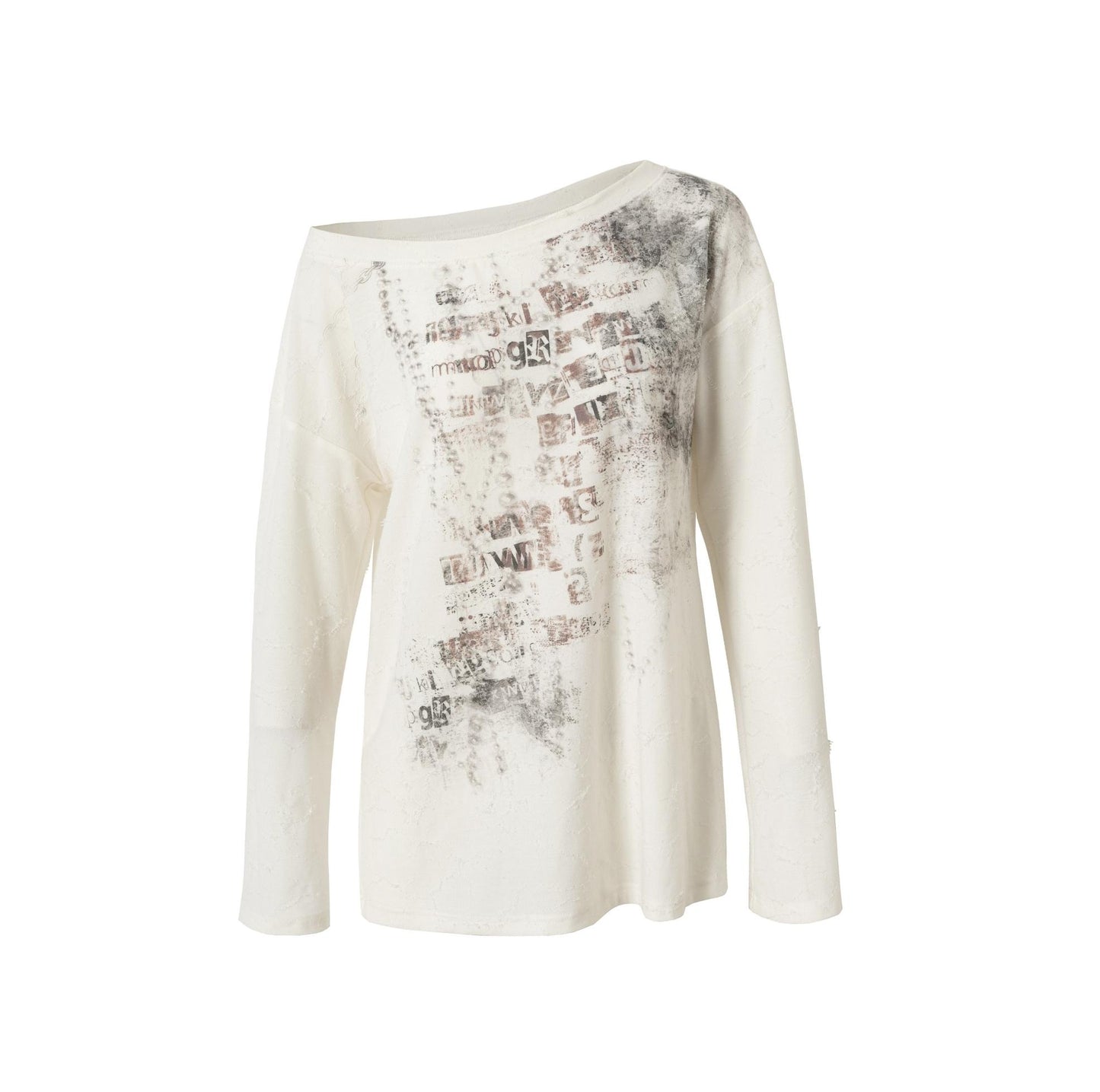 Slouchy One-Shoulder Tee