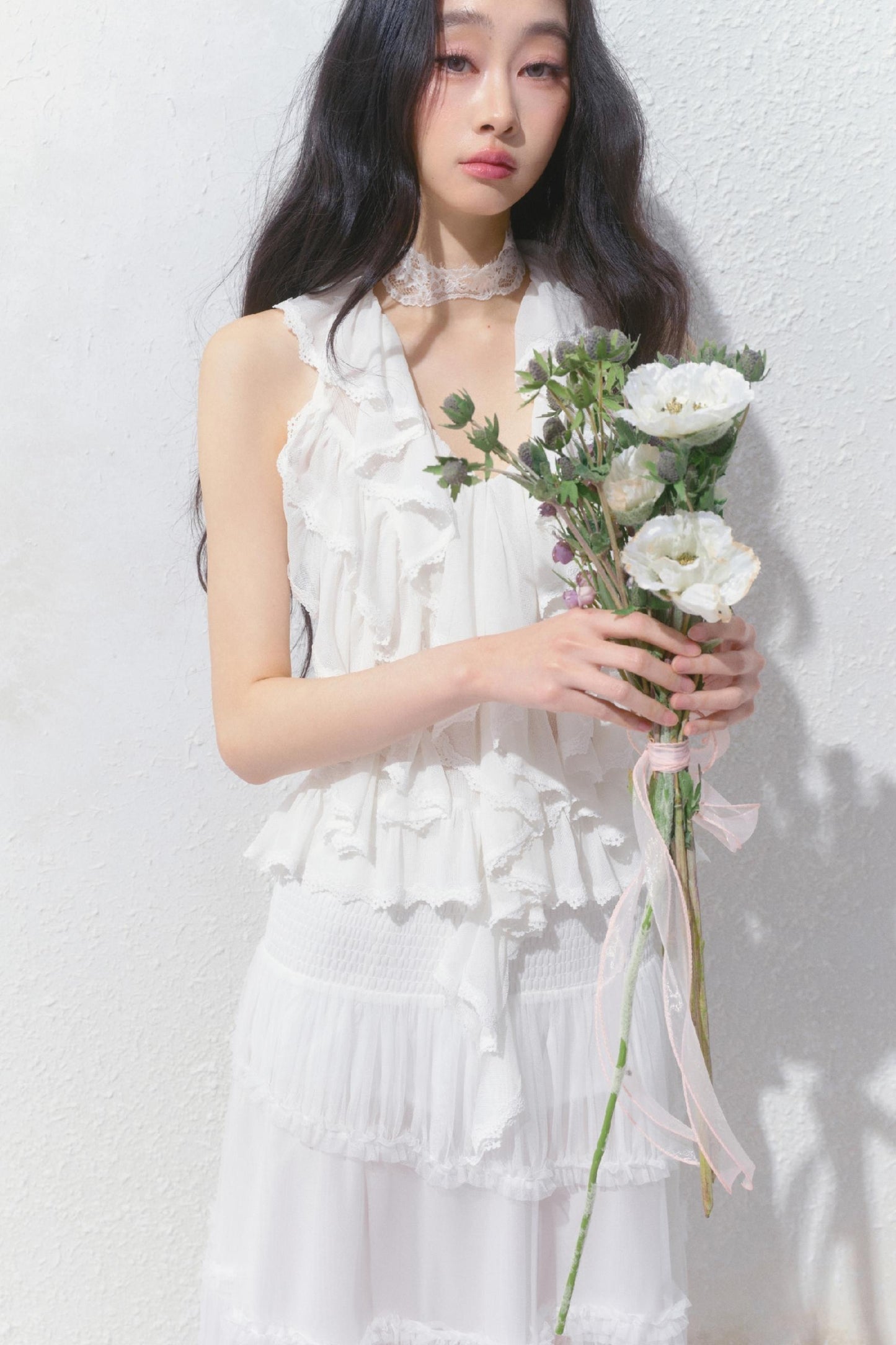 Sheer Elegance Long Skirt