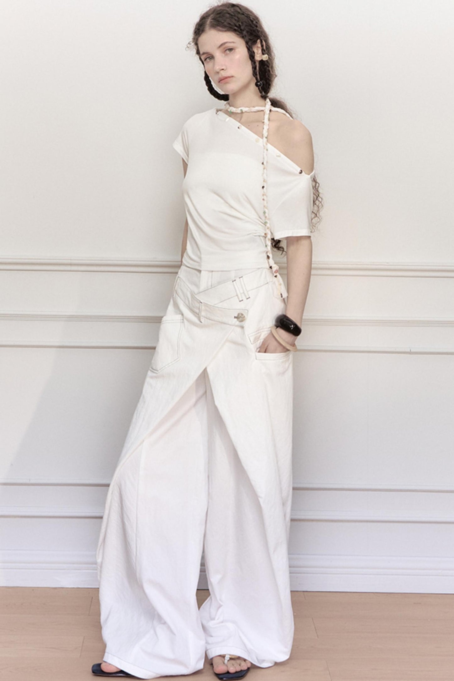 Irregular Gemstone Waist Chain