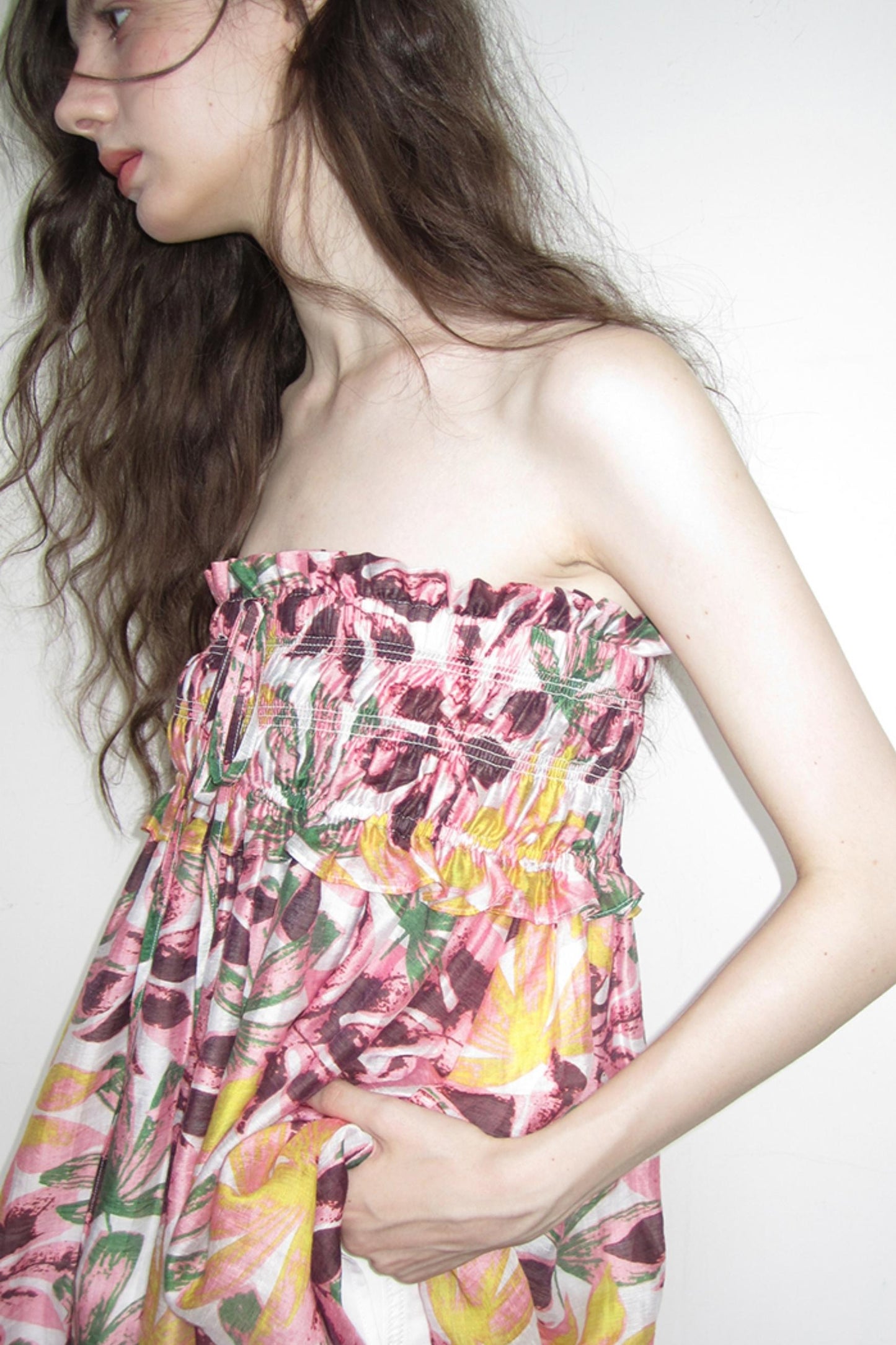 Vintage Garden Tencel Hemp Skirt