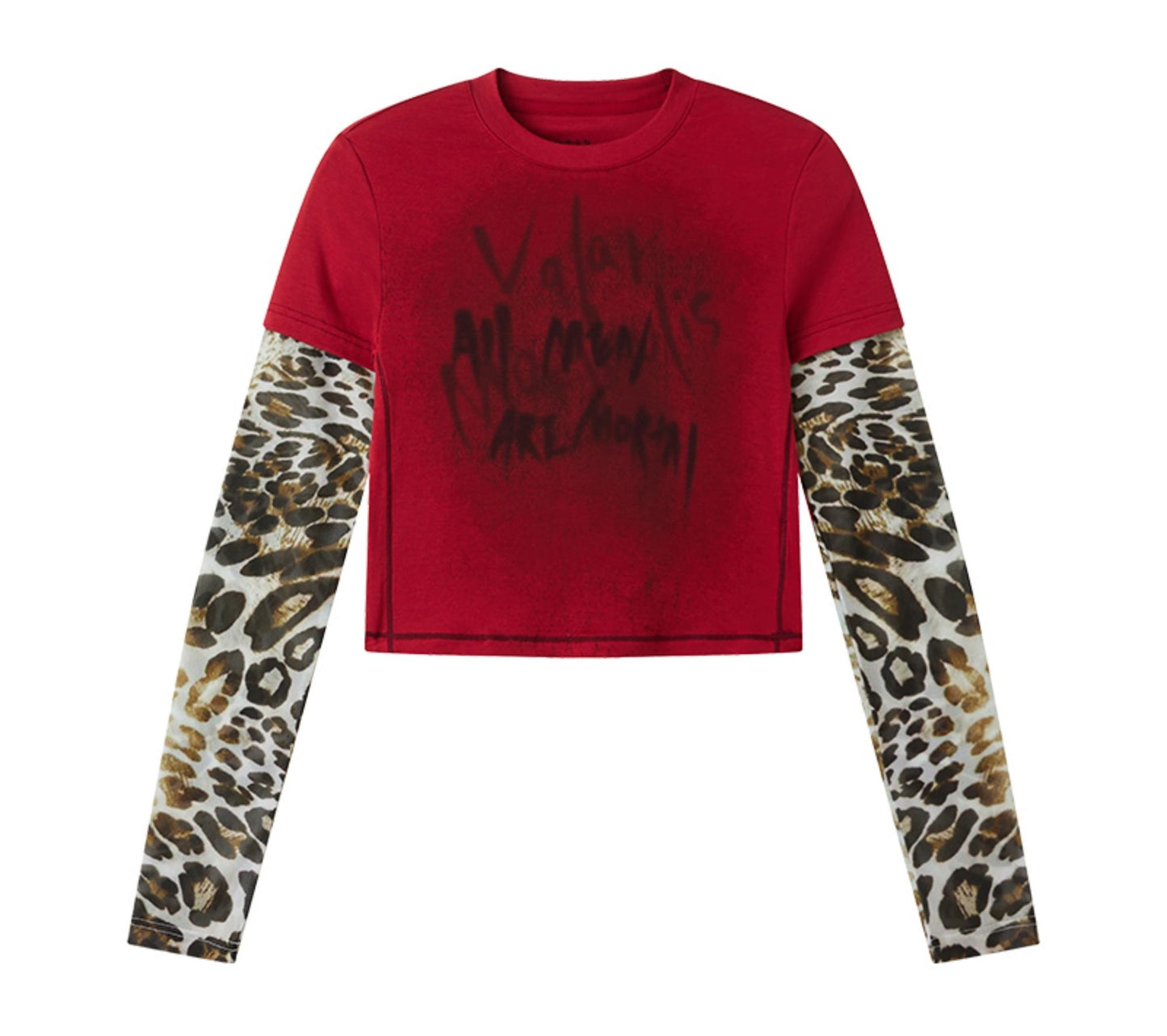 Leopard Layered Long Sleeve Tee