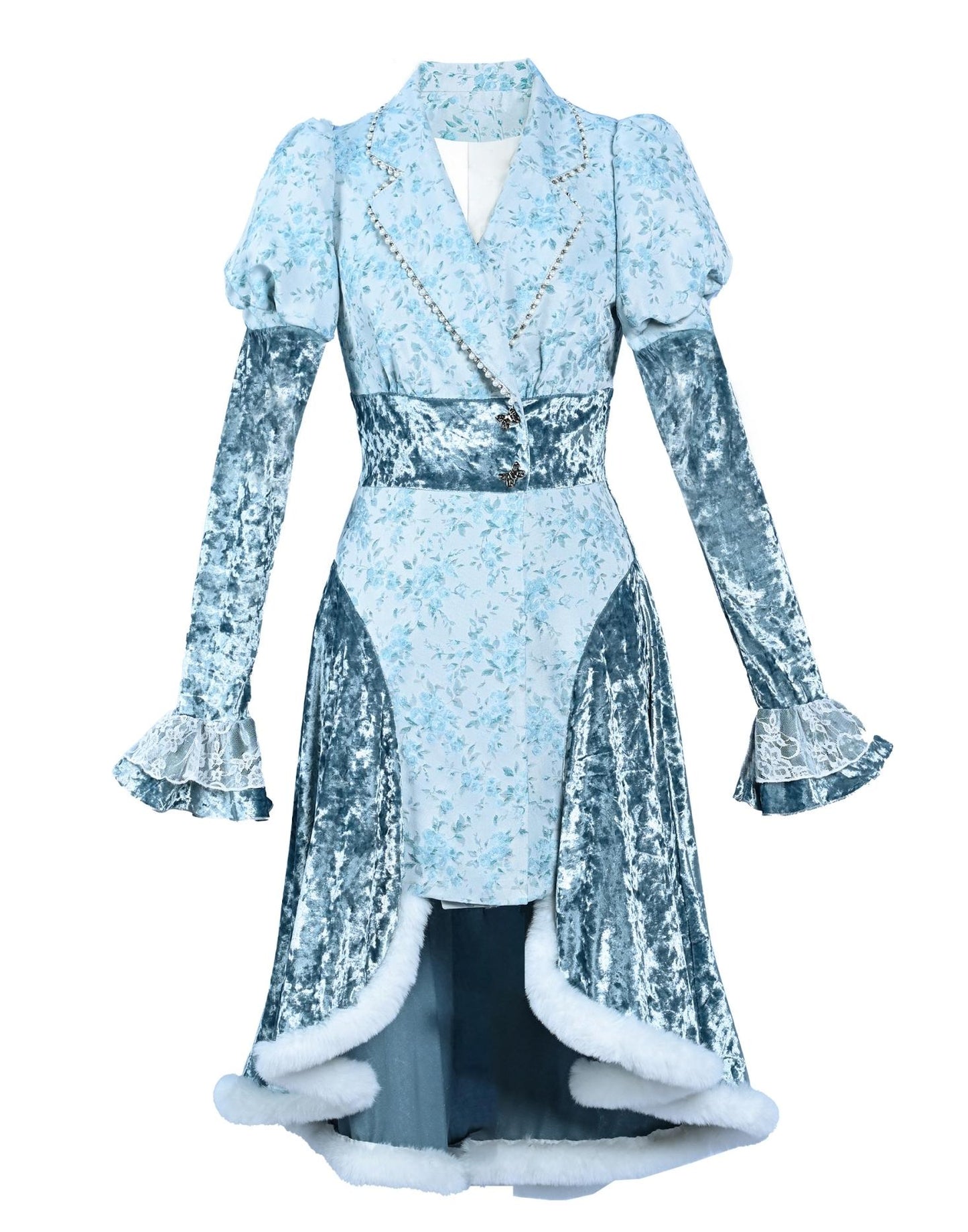 Velvet Patchwork Dress