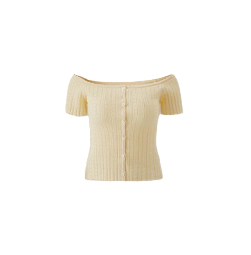Summer One-Shoulder Cardigan