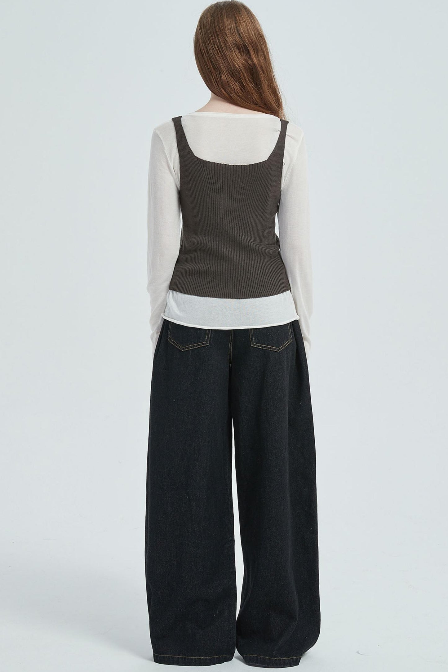 Autumn Floral Knitted Vest