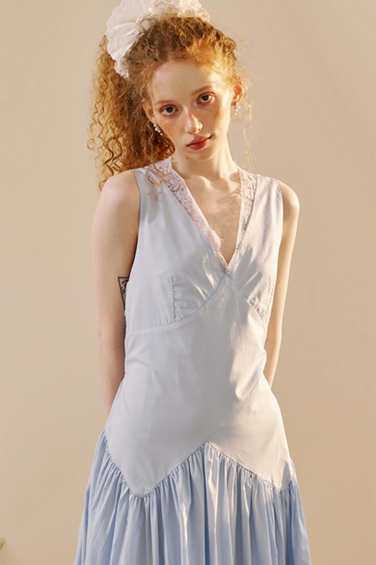 Elegant Lace V-Neck Dress