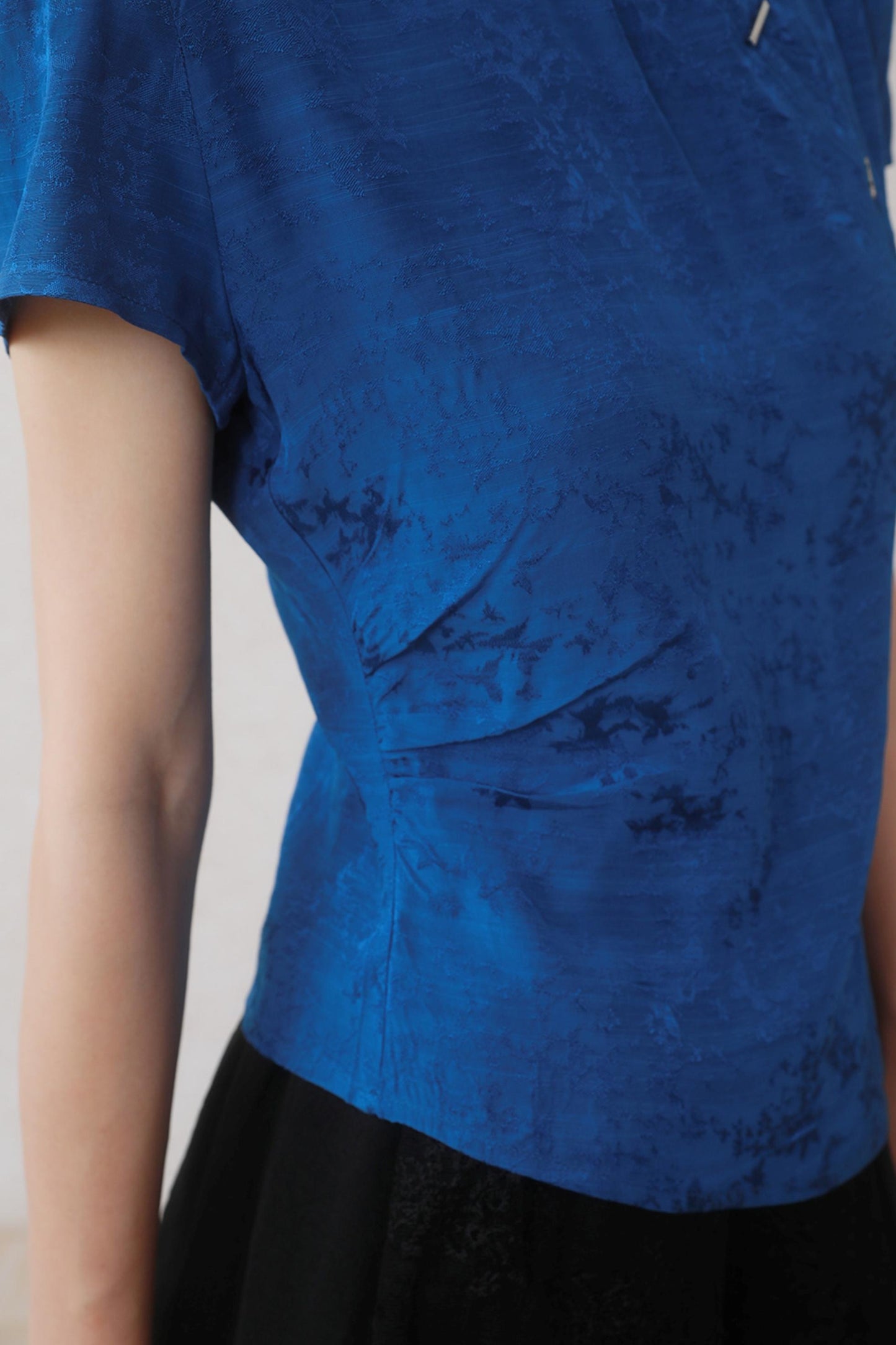 Klein Blue Chinese Shirt