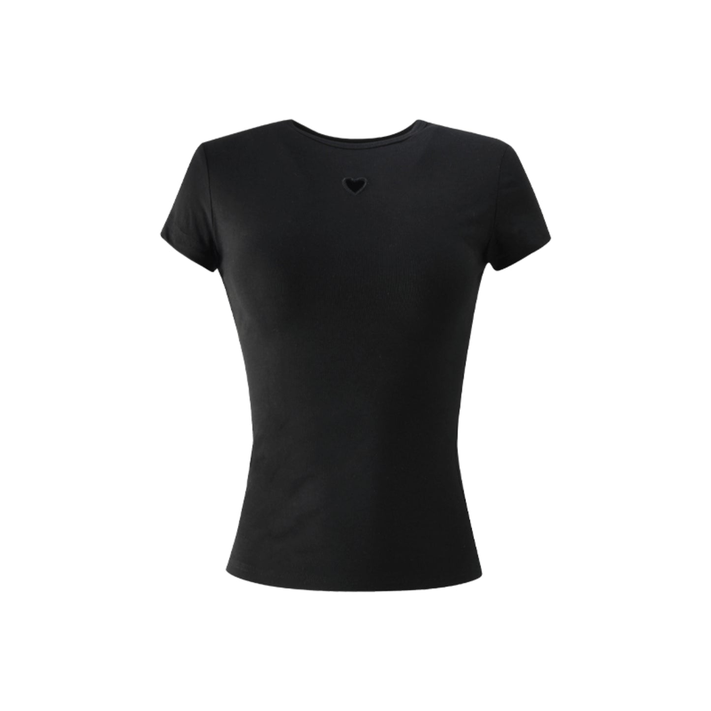 Embroidered Heart Slim Fit Top