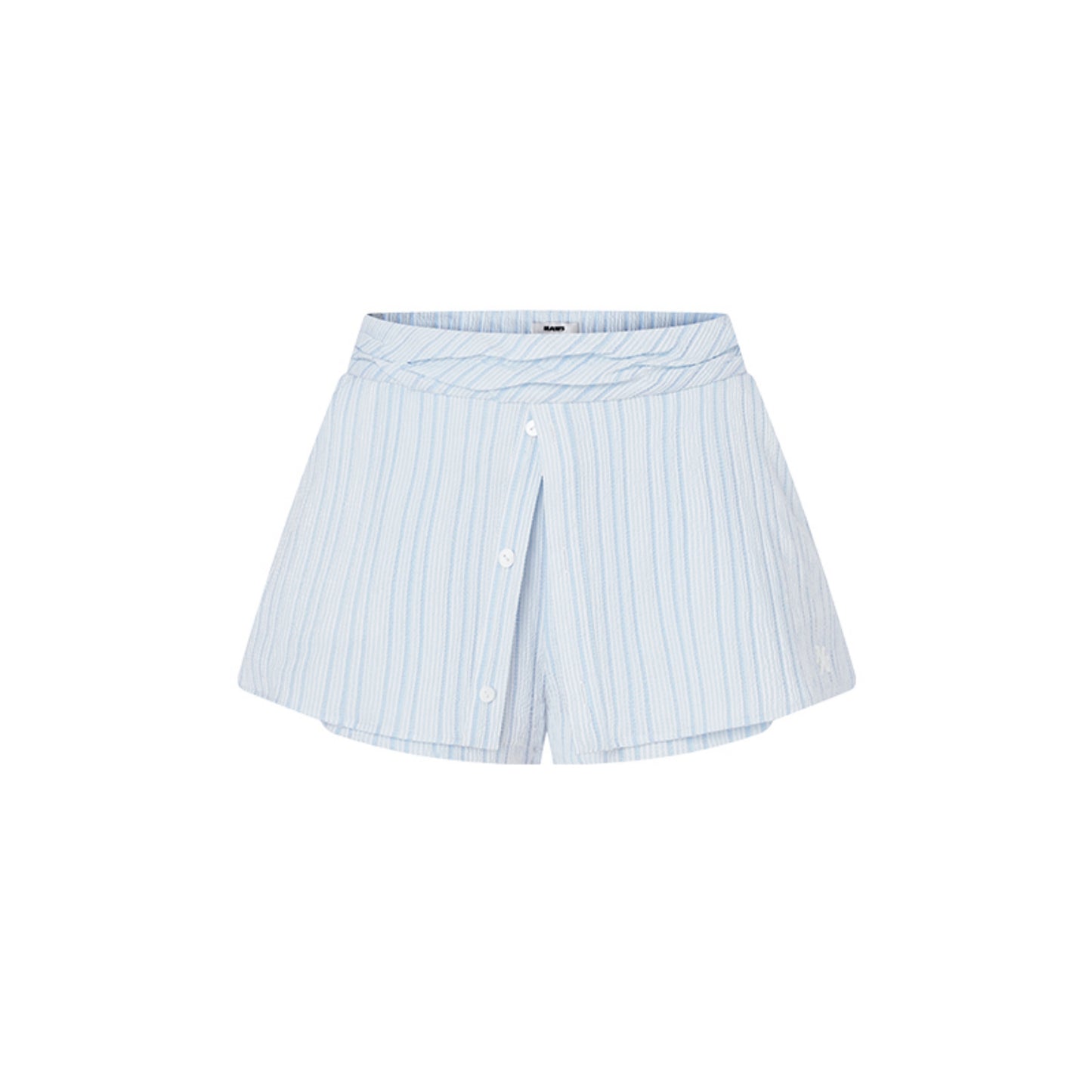 Faux Two-Piece A-Line Skirt