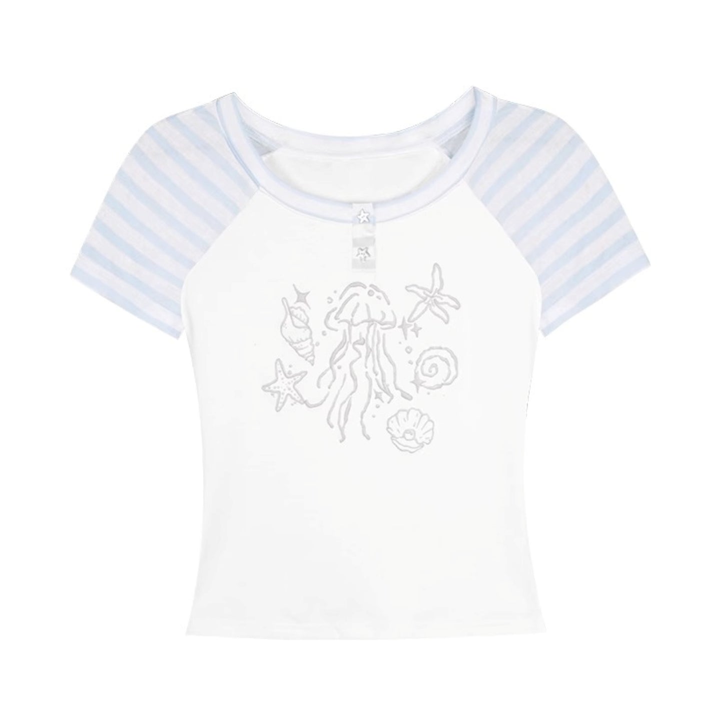 Oceanic Spirit Patchwork Tee