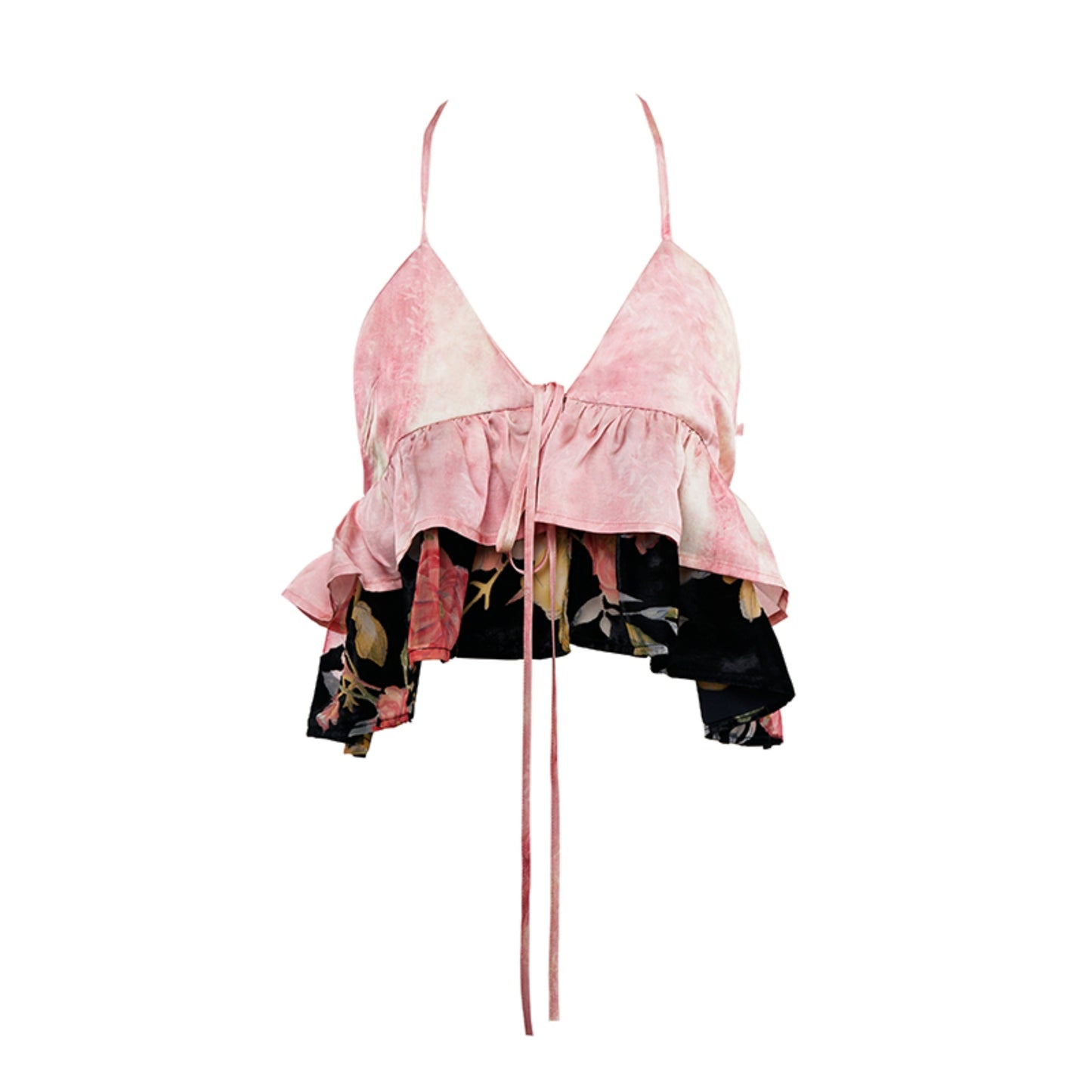 Romantic Pink V-Neck Camisole