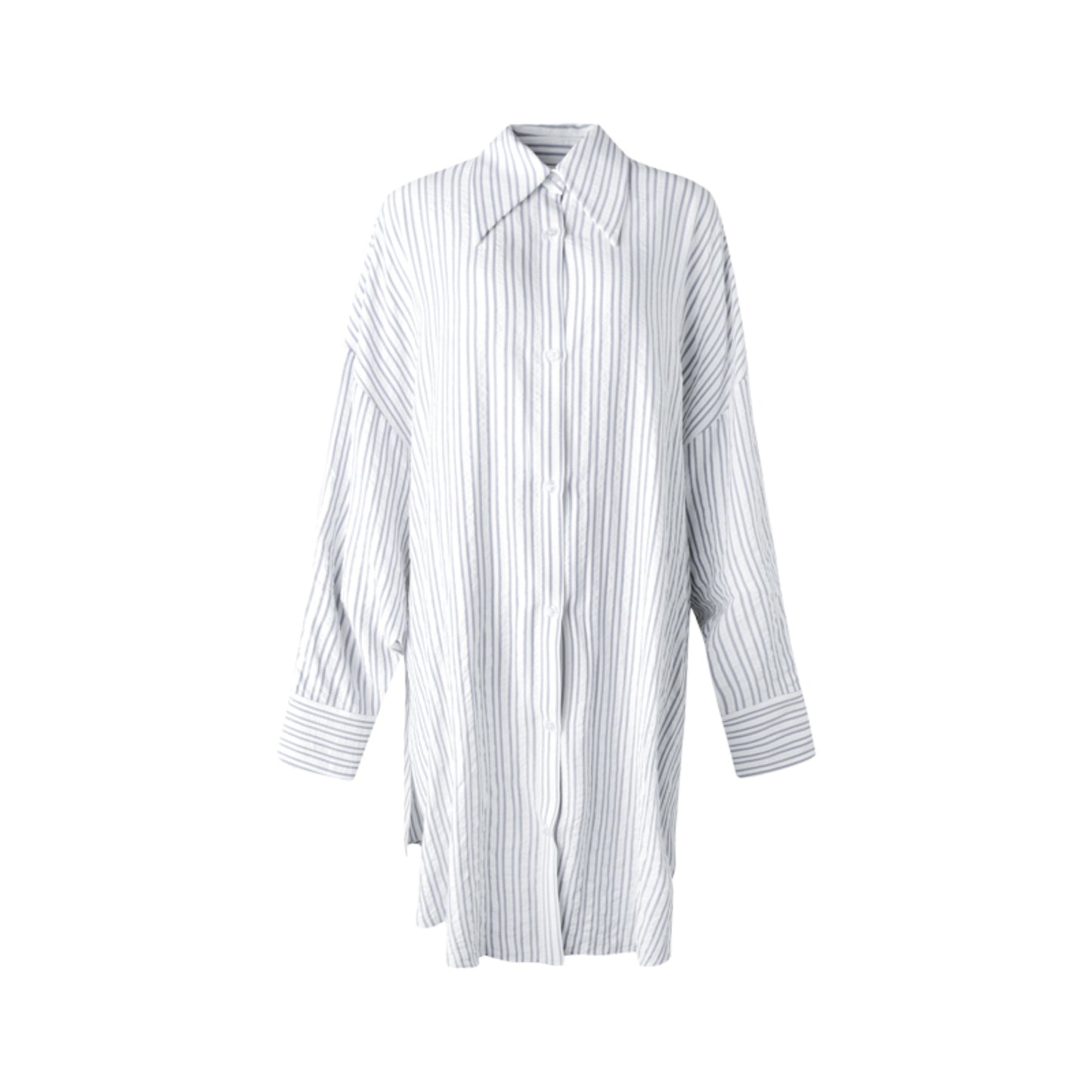 Blue Oversized Sun-Shirt