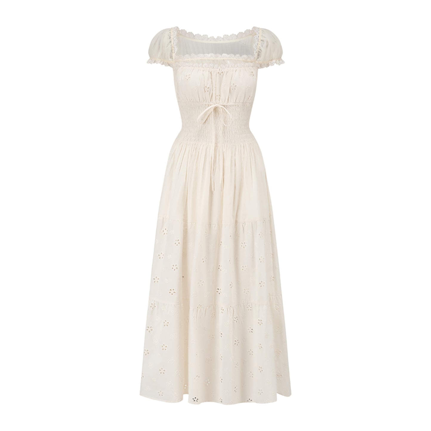 Whimsical White Rabbit Summer Dress