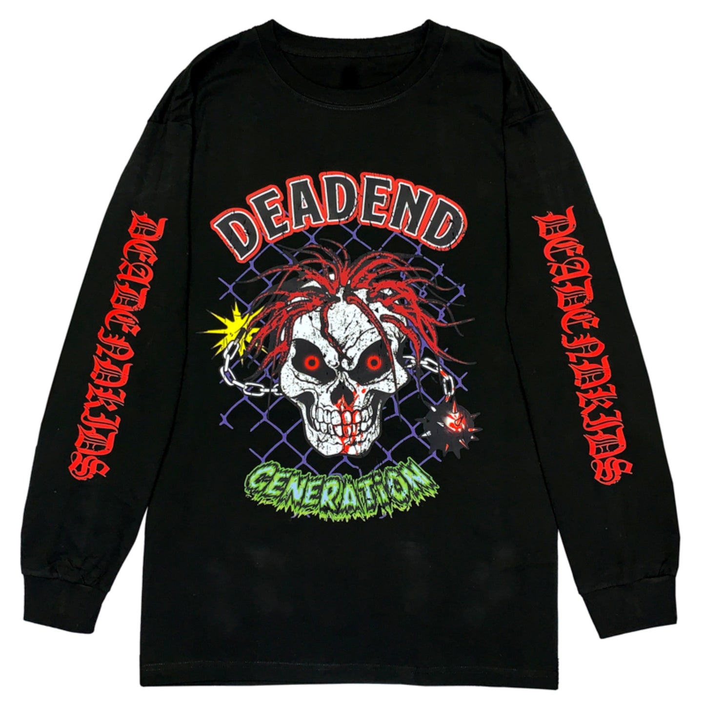 Dark Skull Oversized Top