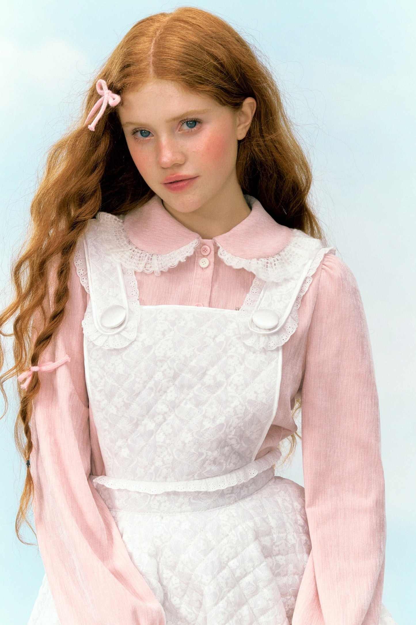 White Padded Lace Vest Dress