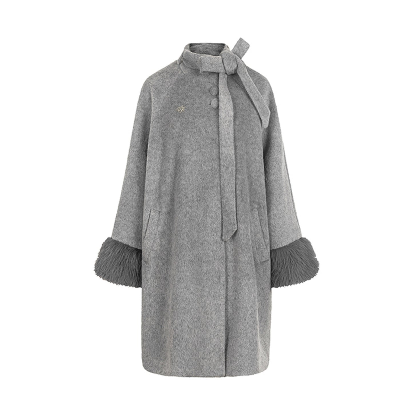 Cozy Chic A Line Furry Coat