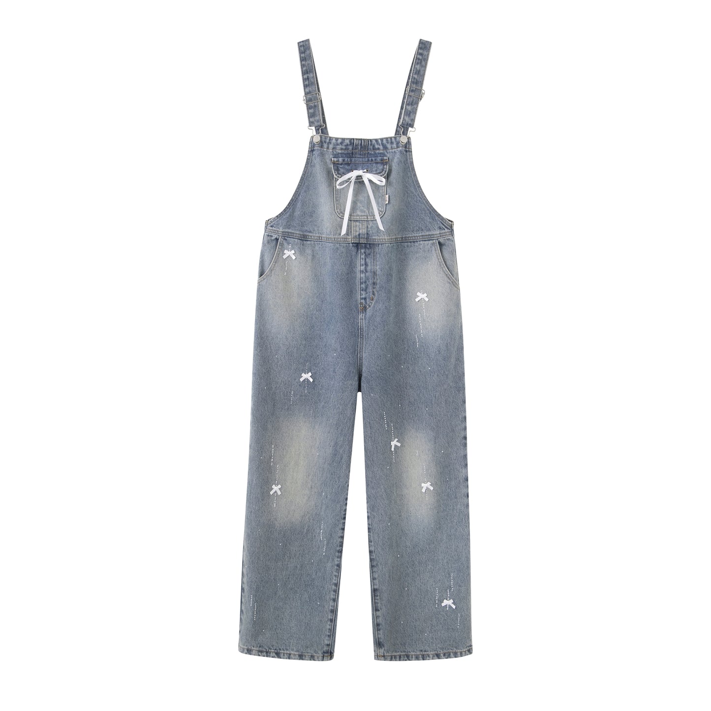 Denim Bib Overalls Pants