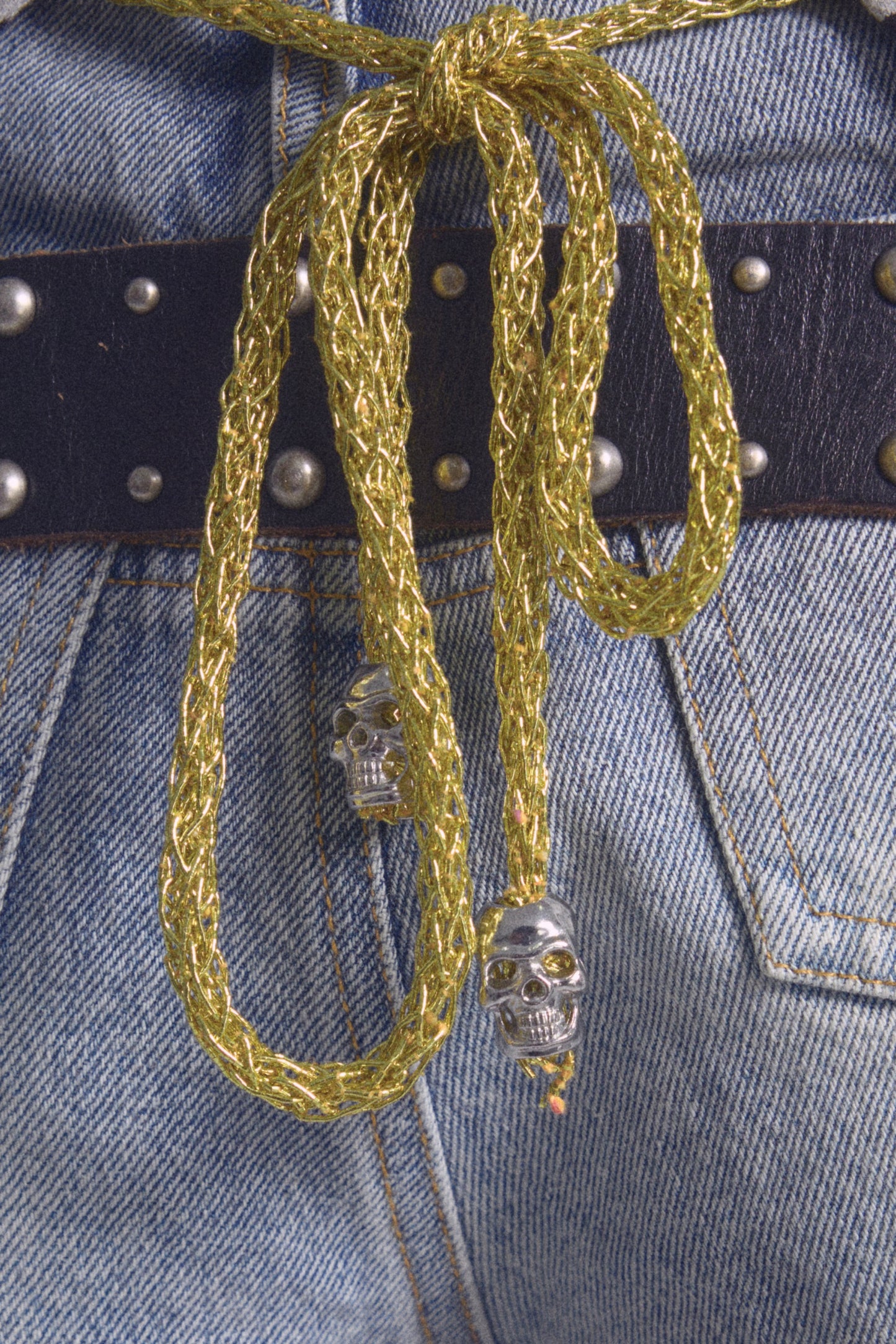 Stripe Print Open Back Hoodie