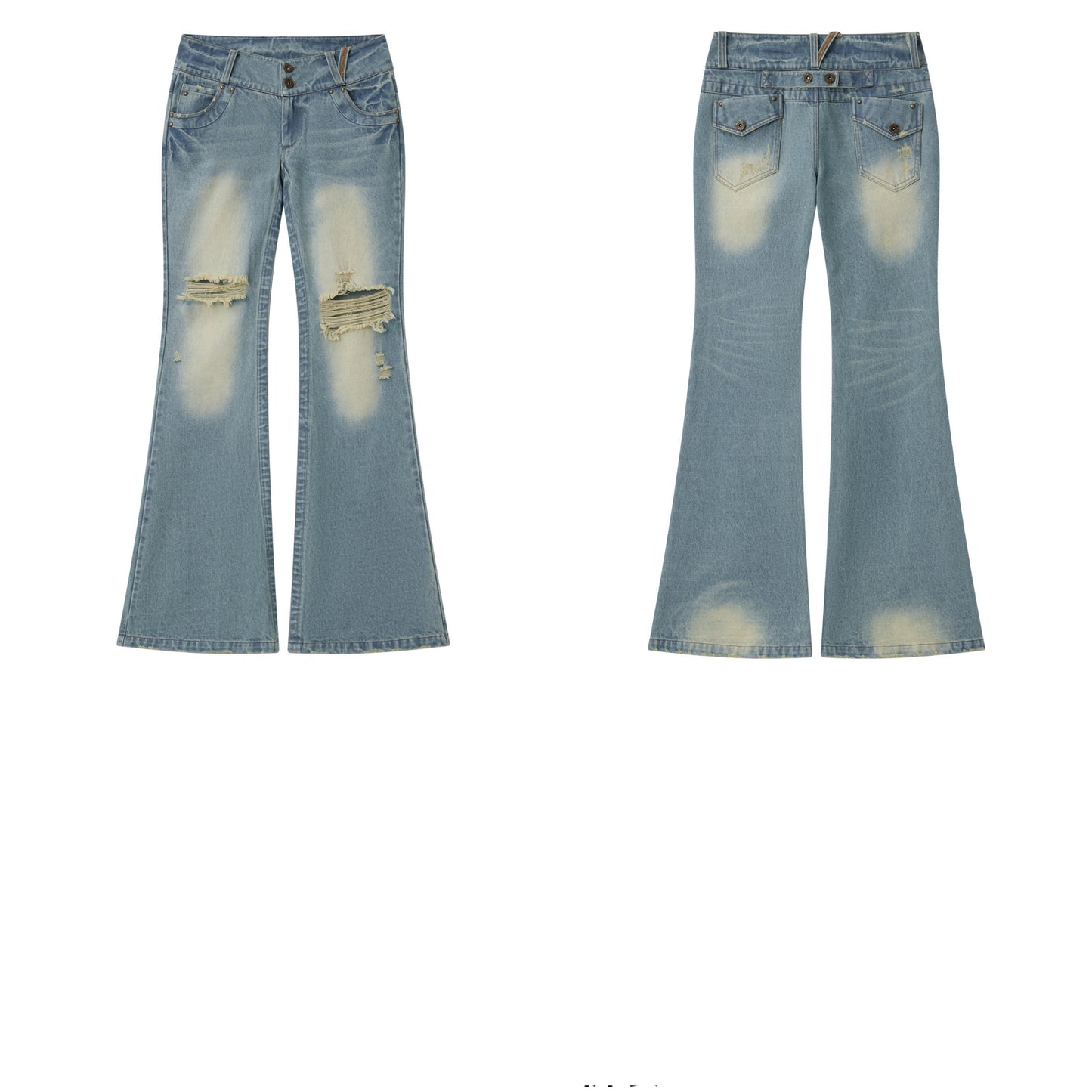 Stretchless Vintage Flare Jeans