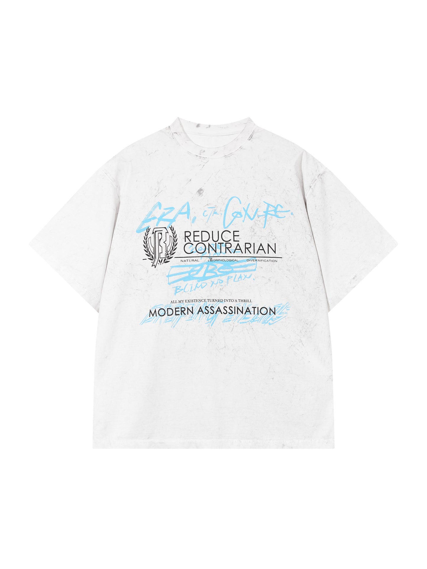 Retro-Kontrast-T-Shirt