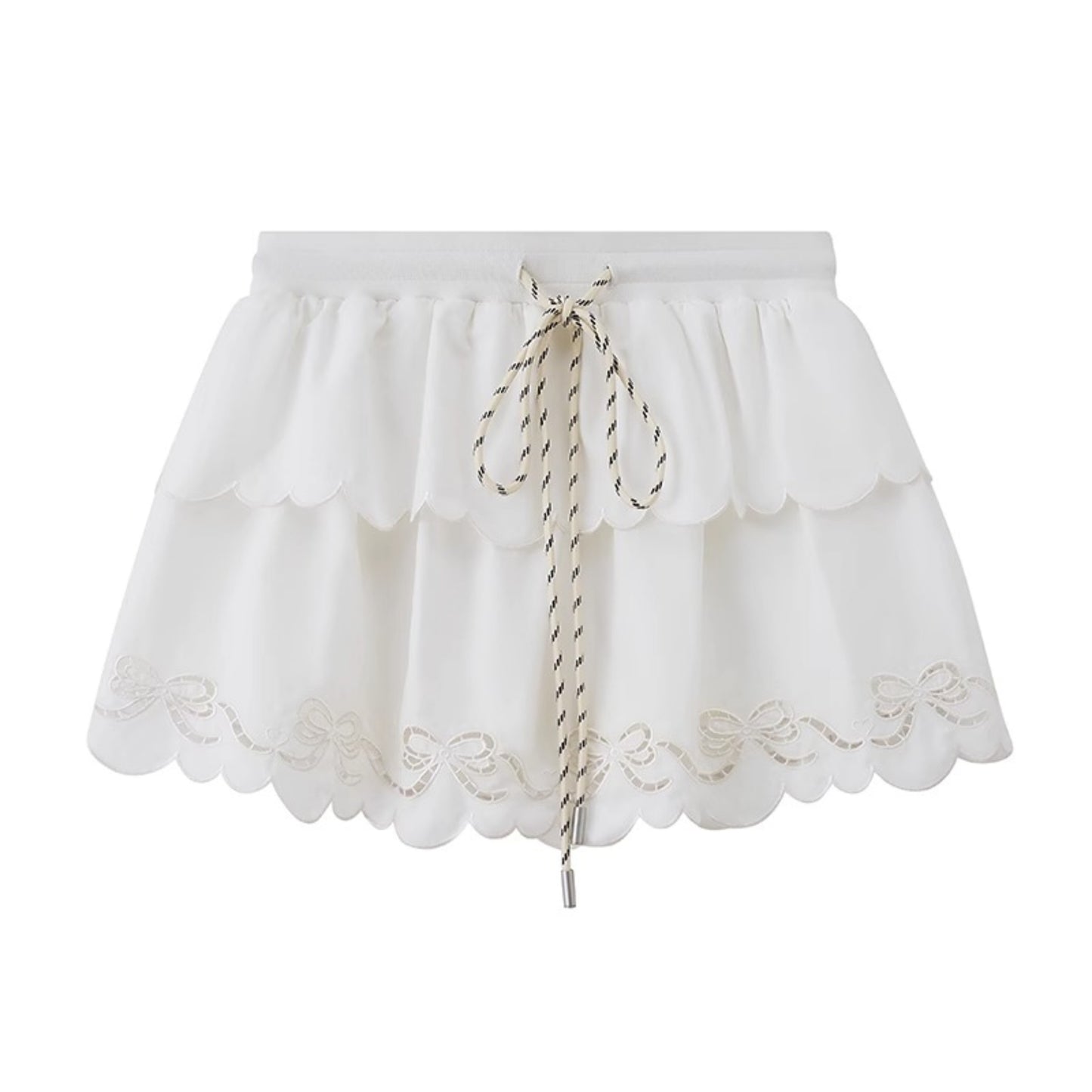 Lace Embroidered Skirt