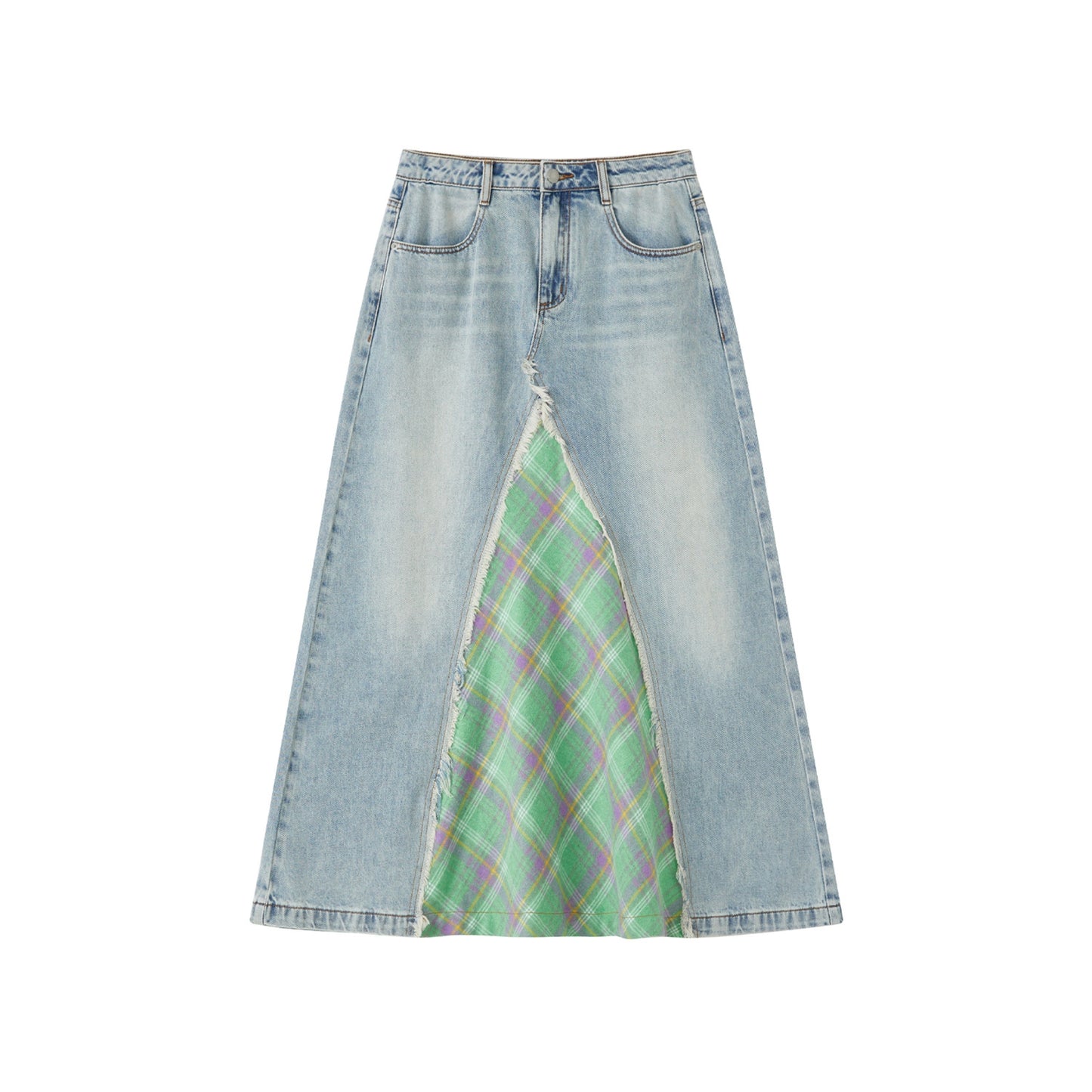 Goldfish Denim Skirt