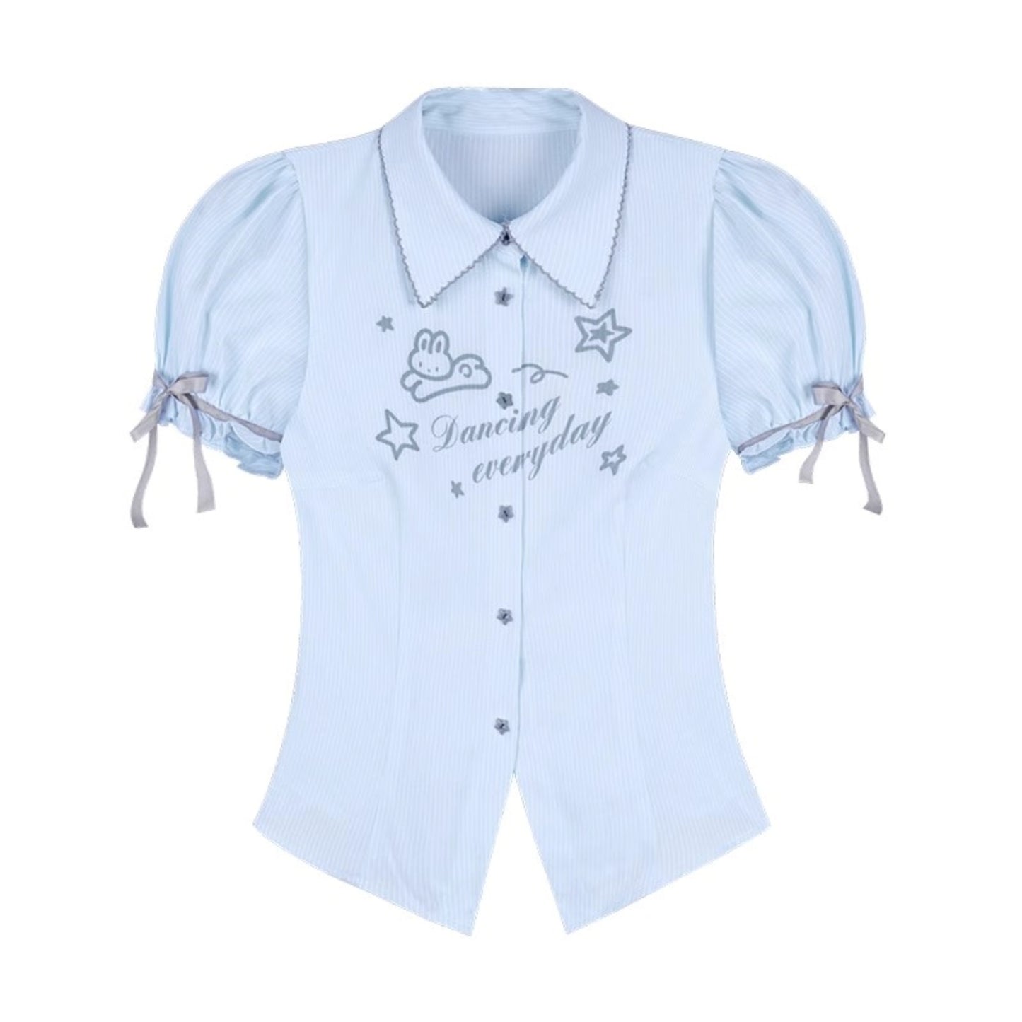 Blue Bunny Collar Shirt