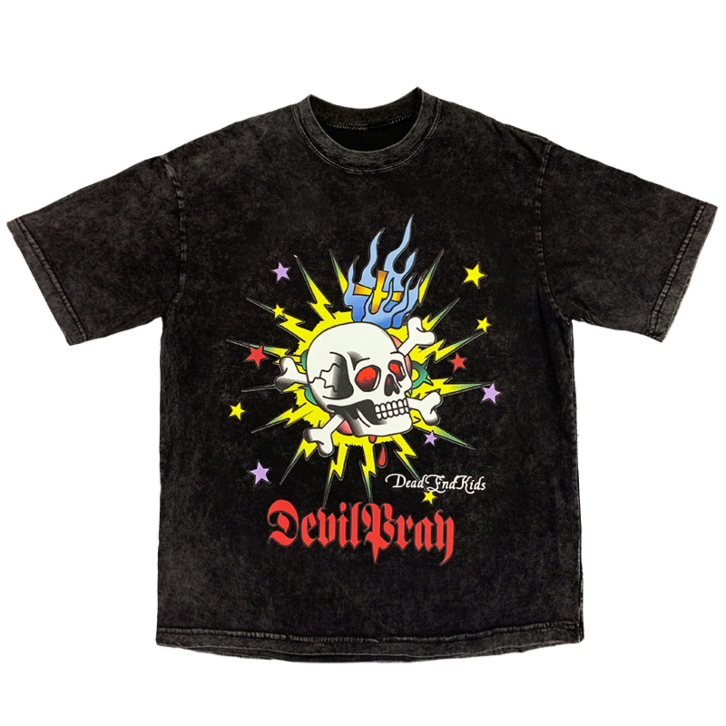 Edgy Skull Graphic Top