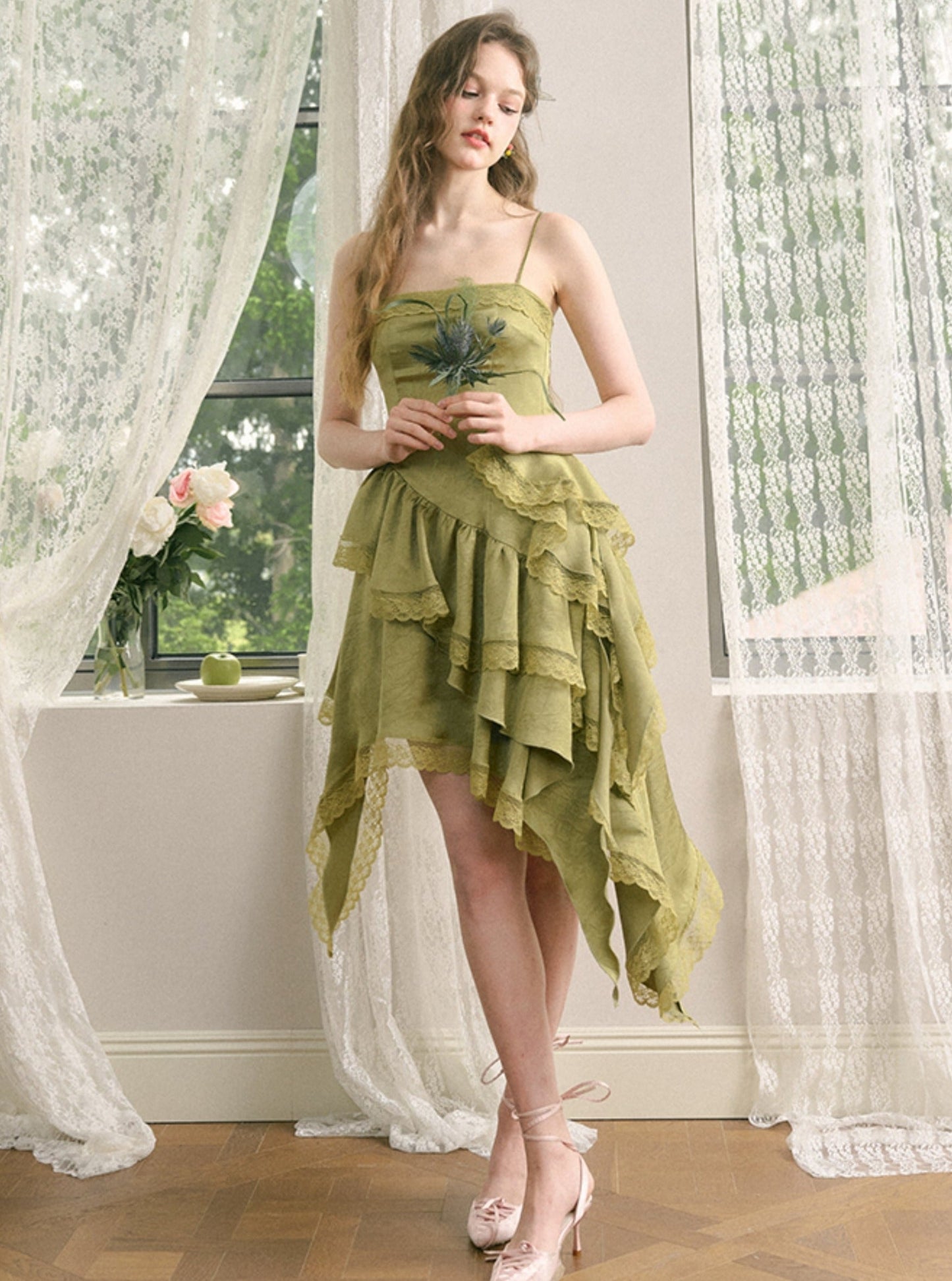 Wasserfall von lockerem Kleid