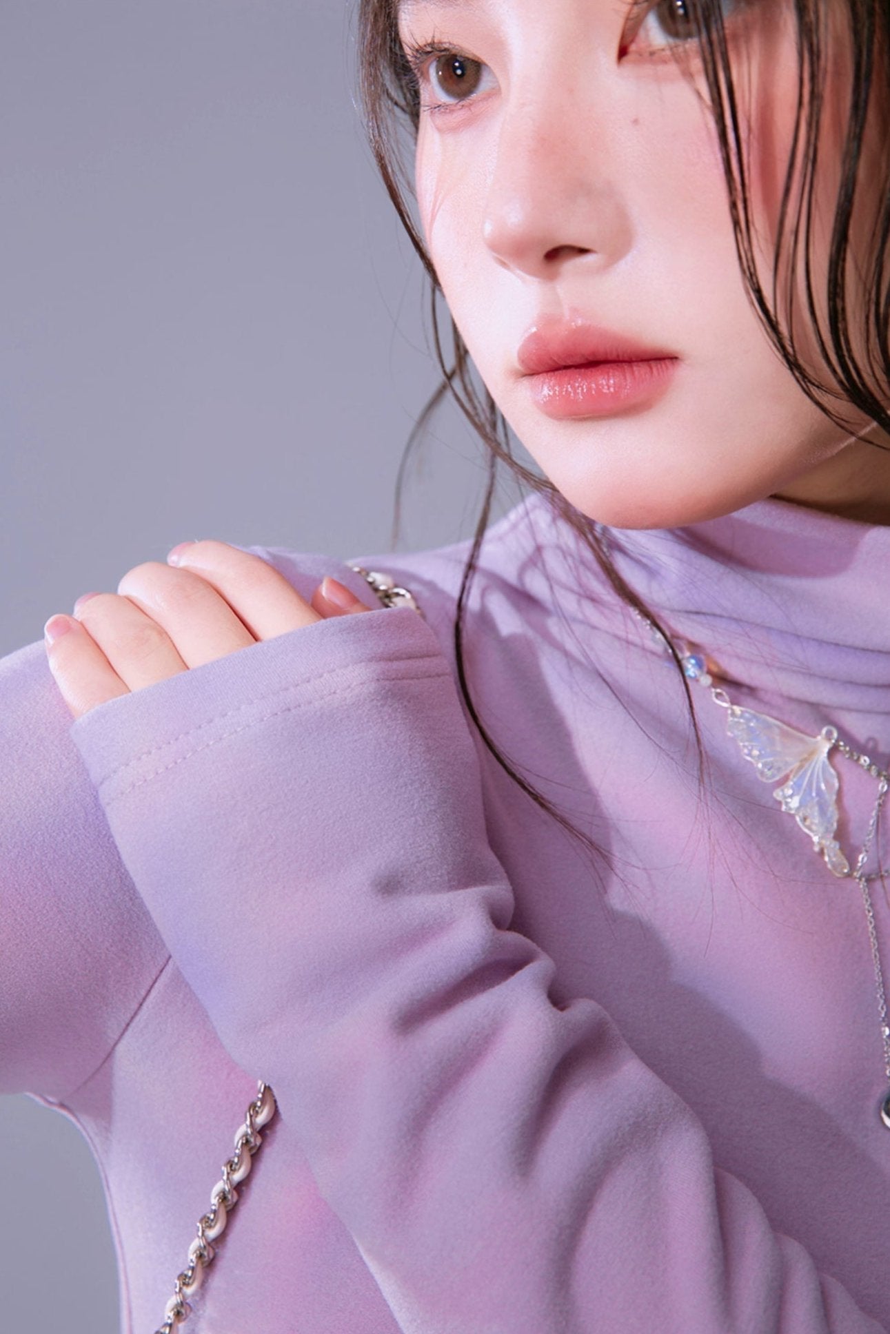 컬러 레이어드 파일 칼라 탑