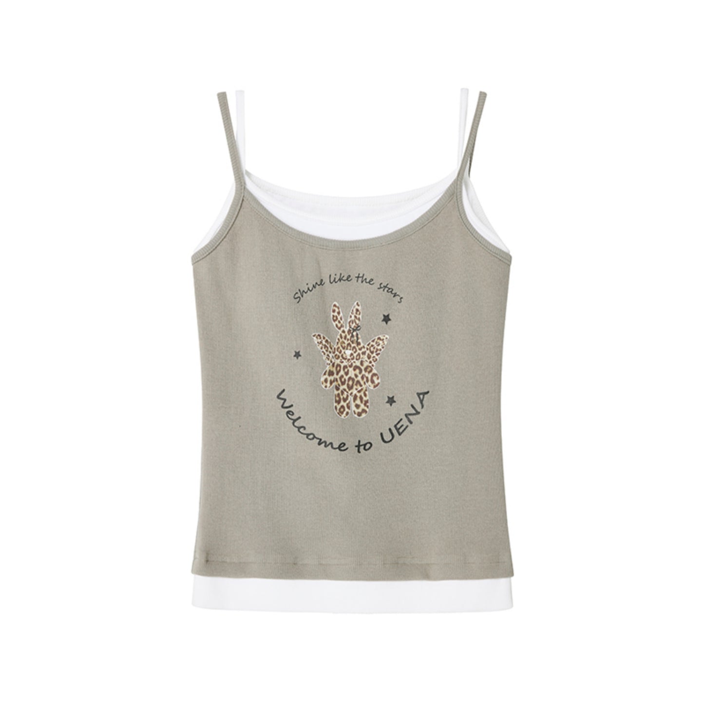 Leopard Angel Tank Top